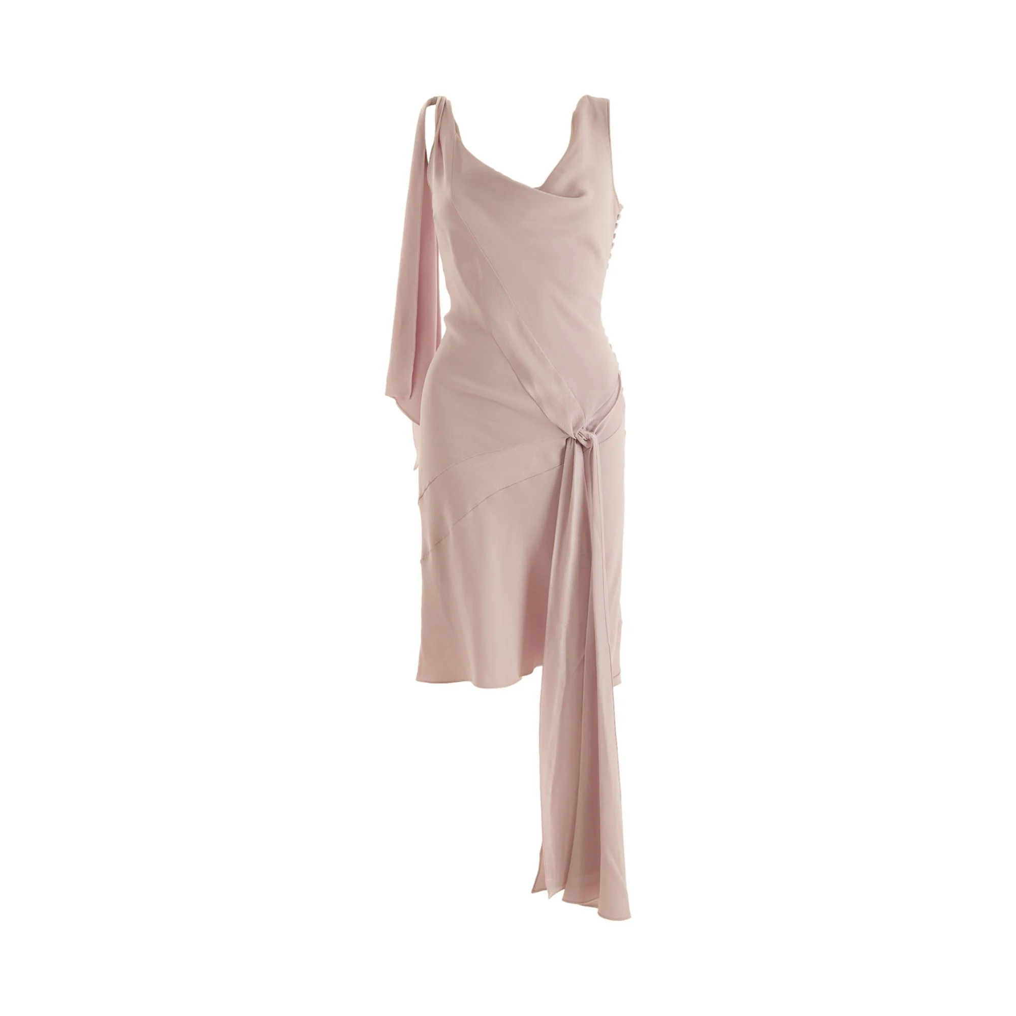 Galliano Lavender Tie Dress