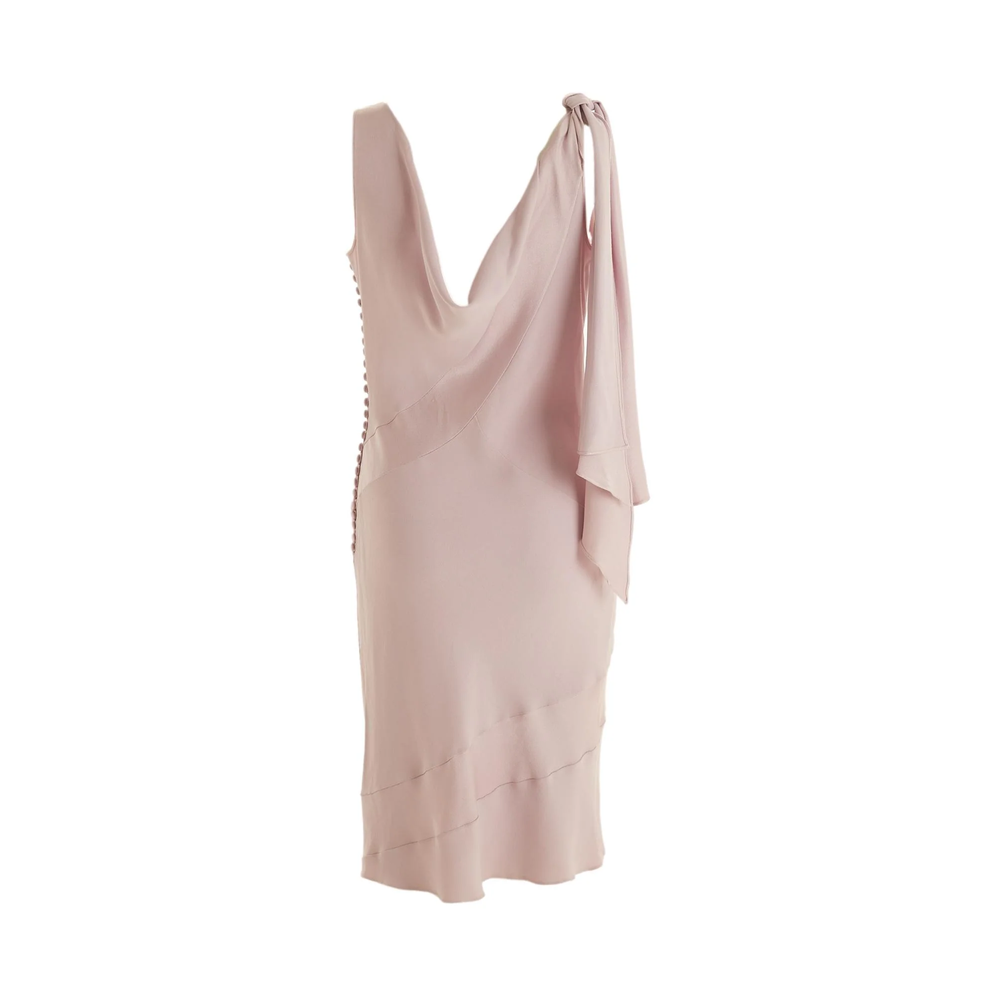 Galliano Lavender Tie Dress - Image 2