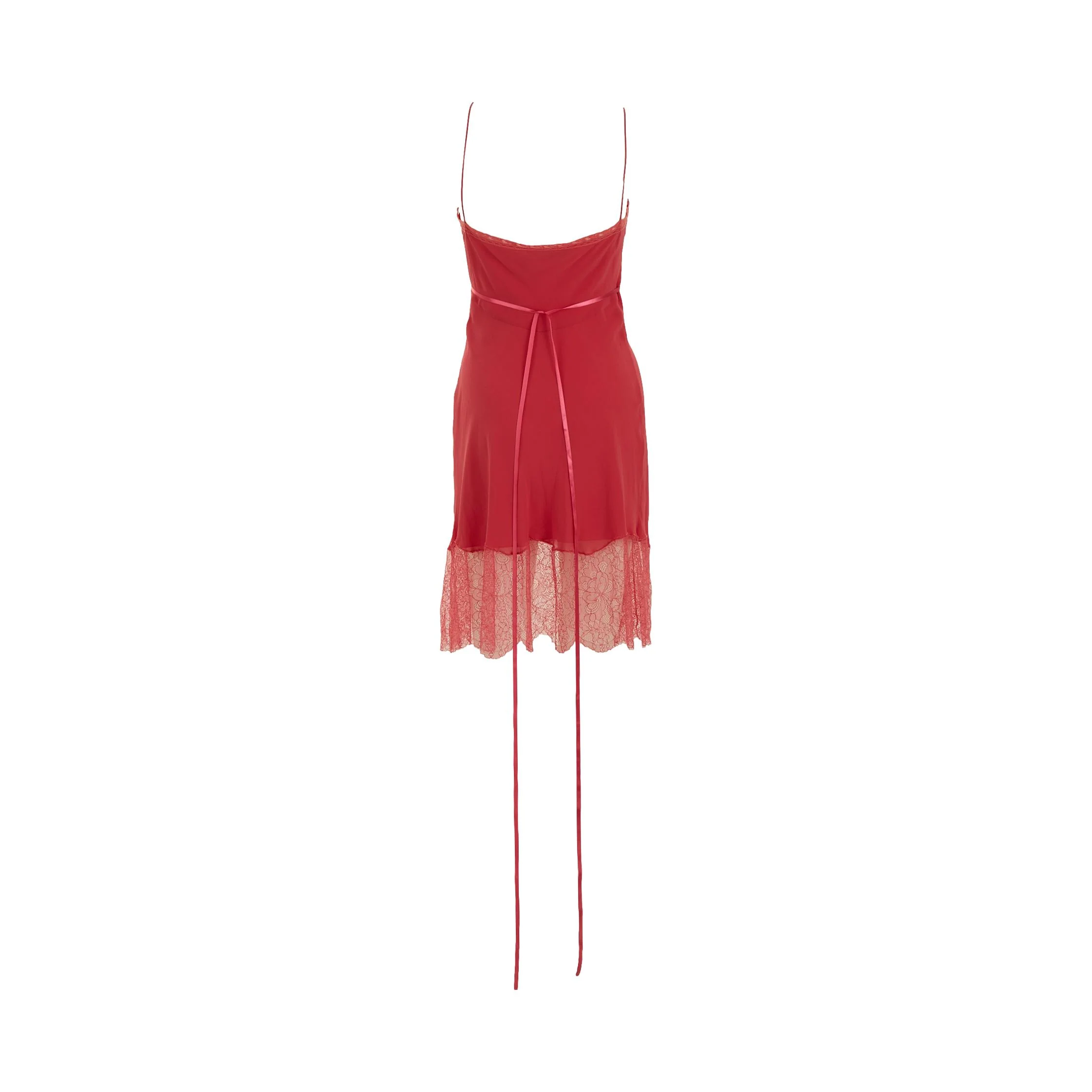Galliano Pink Rose Slip Dress - Image 2