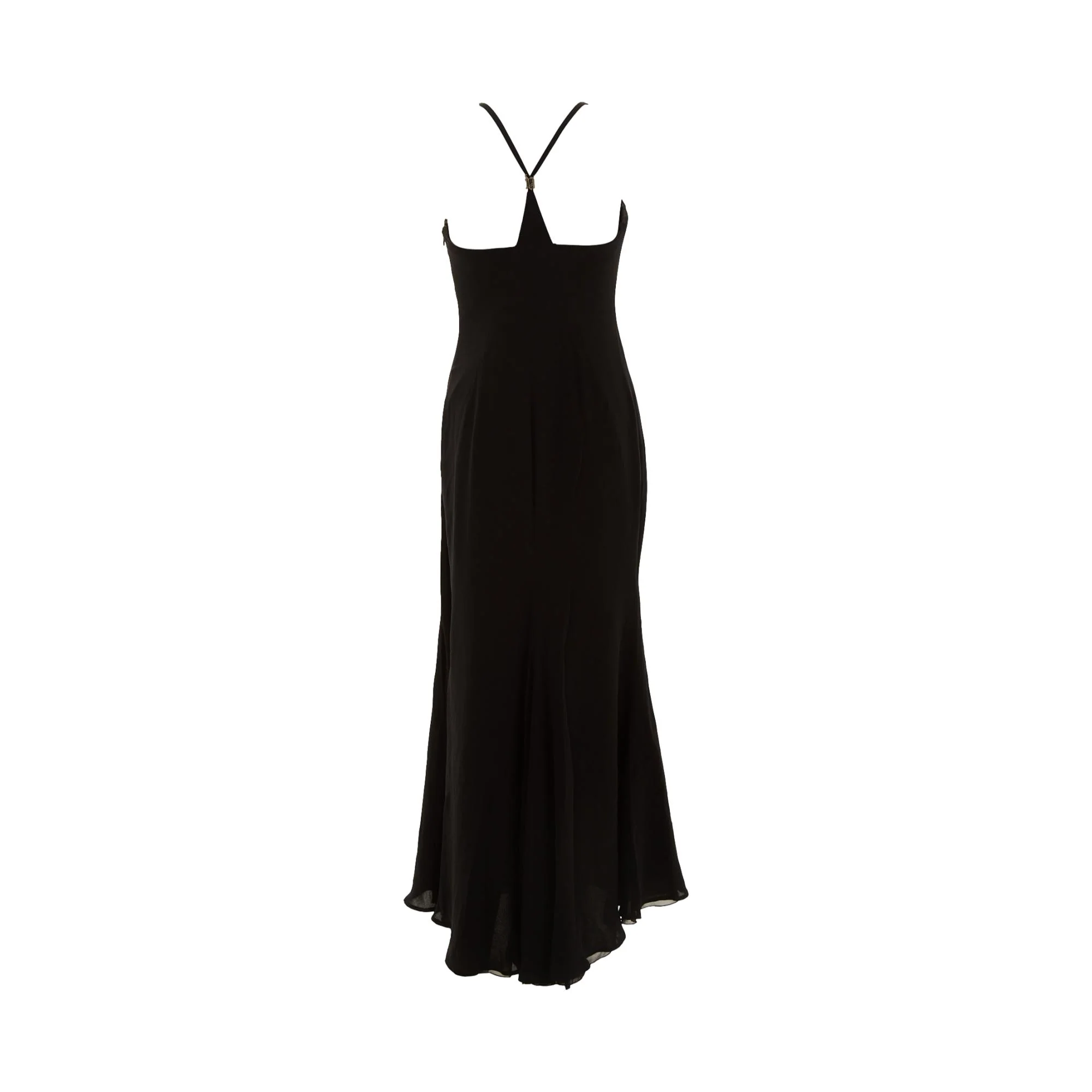 Gianni Versace Black Silk Gown - Image 3