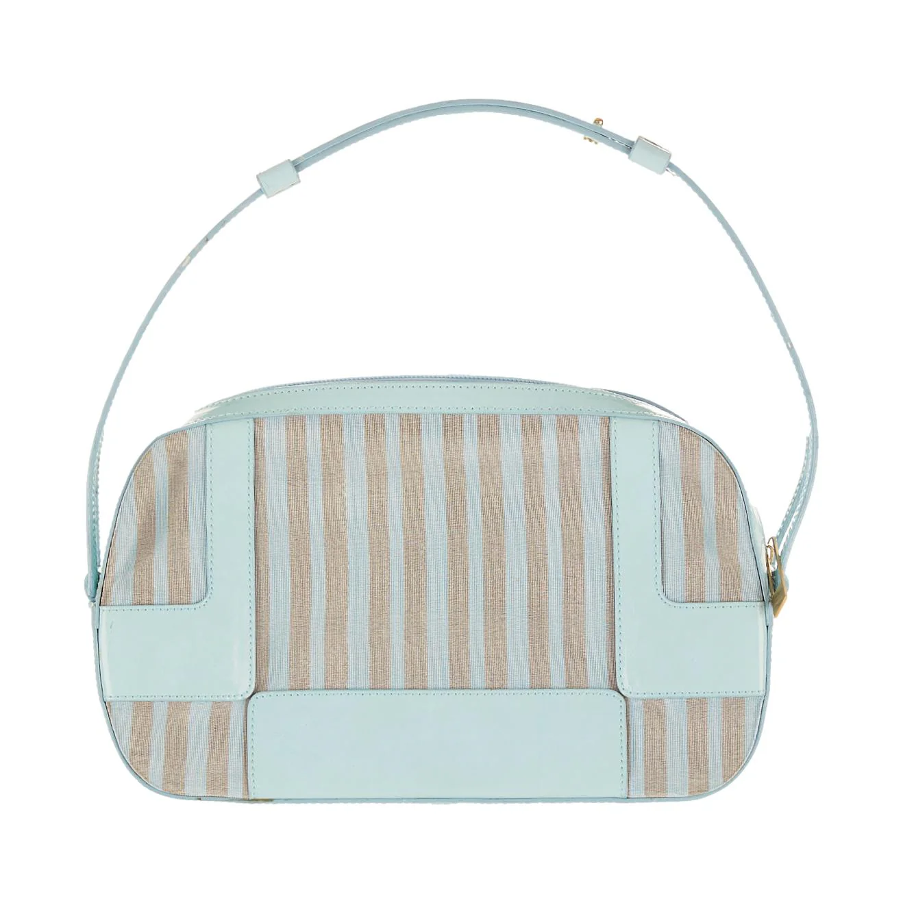 Givenchy Blue Patent Top Handle Bag - Image 2