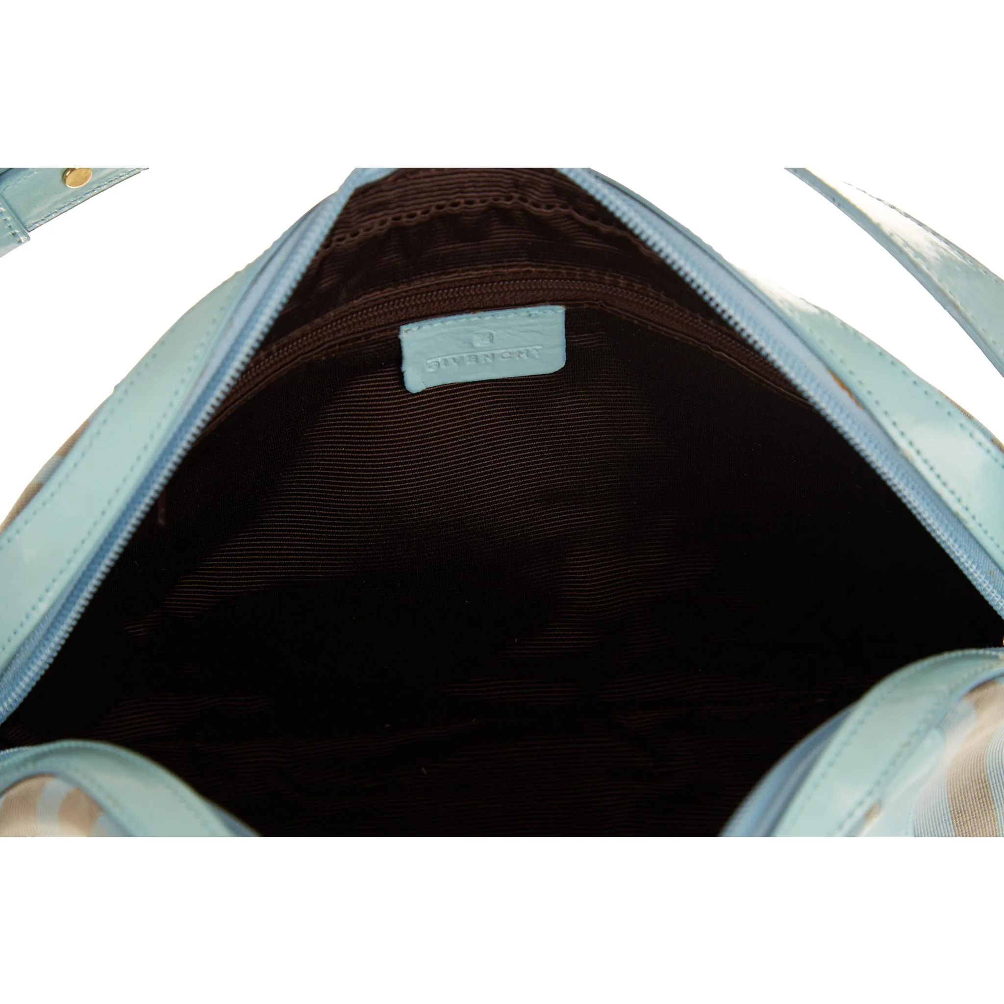 Givenchy Blue Patent Top Handle Bag - Image 4