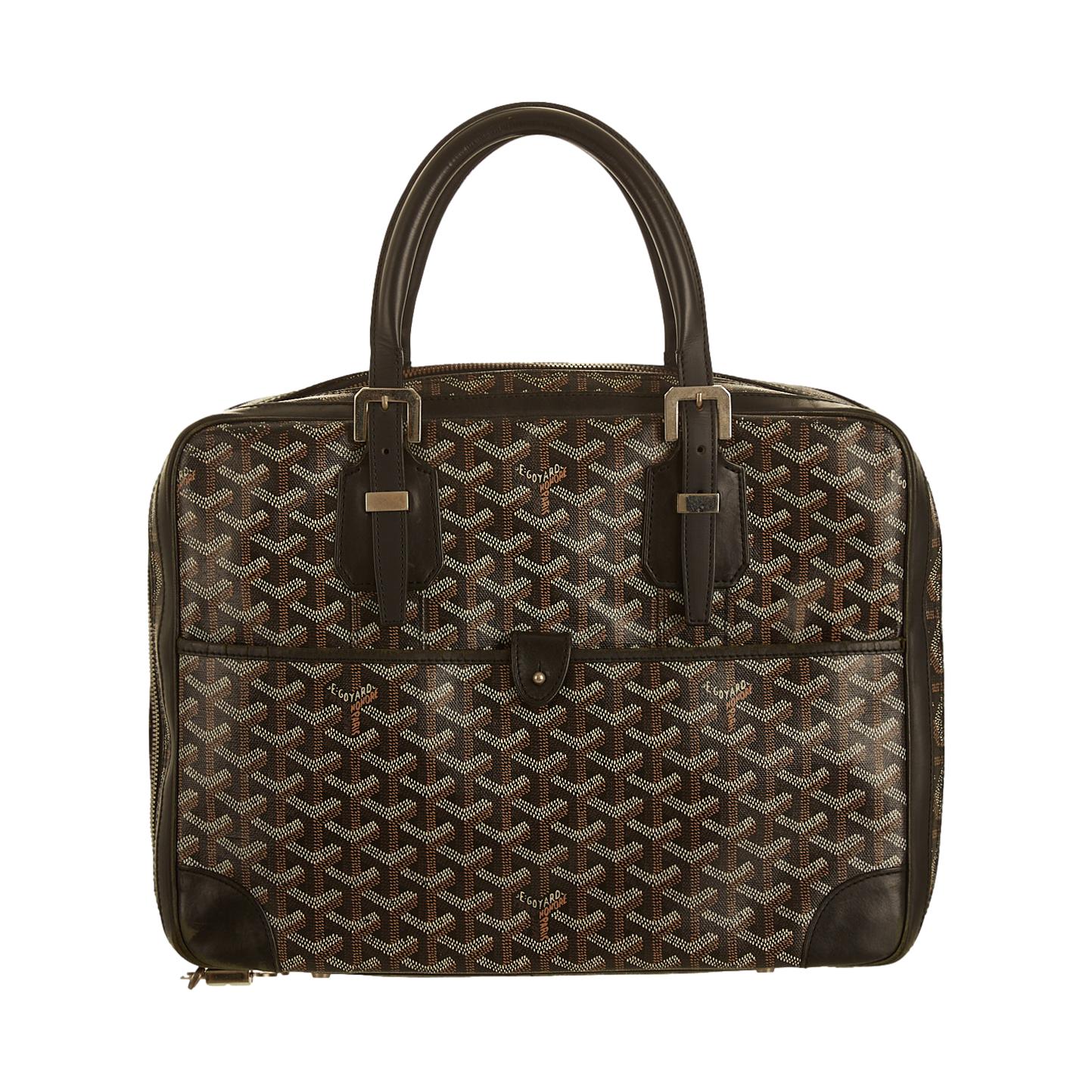 Goyard Black Ambassade Top Handle Bag