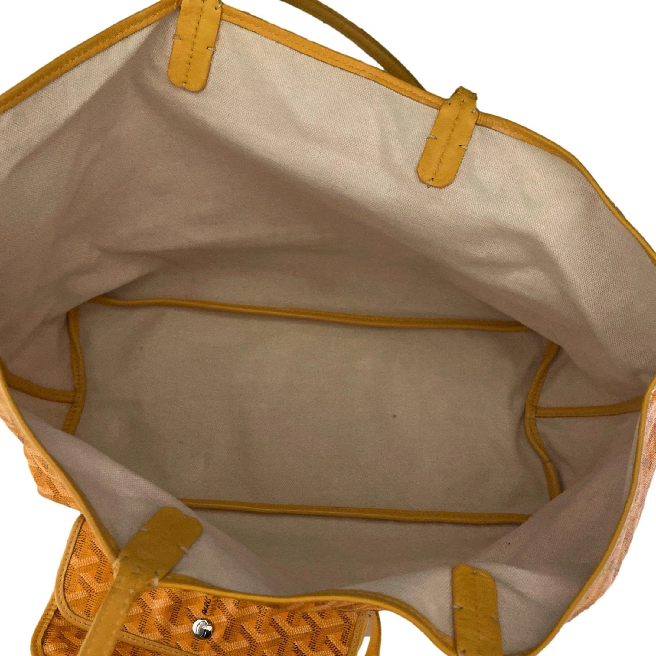 Goyard Yellow Monogram Tote - Image 4
