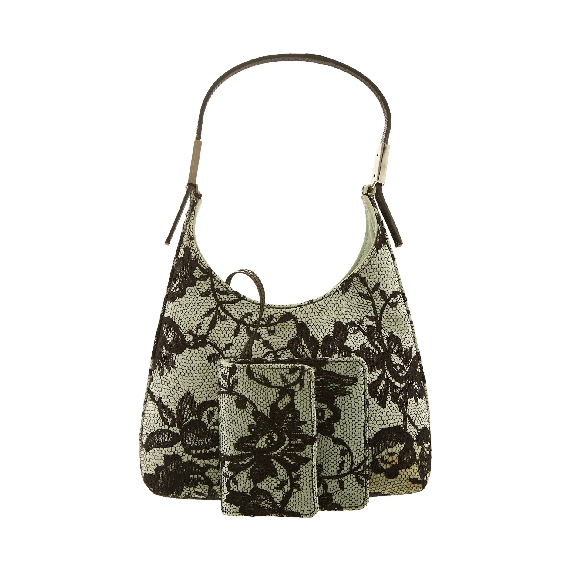 Gucci Lace Mini Shoulder Bag - Image 3