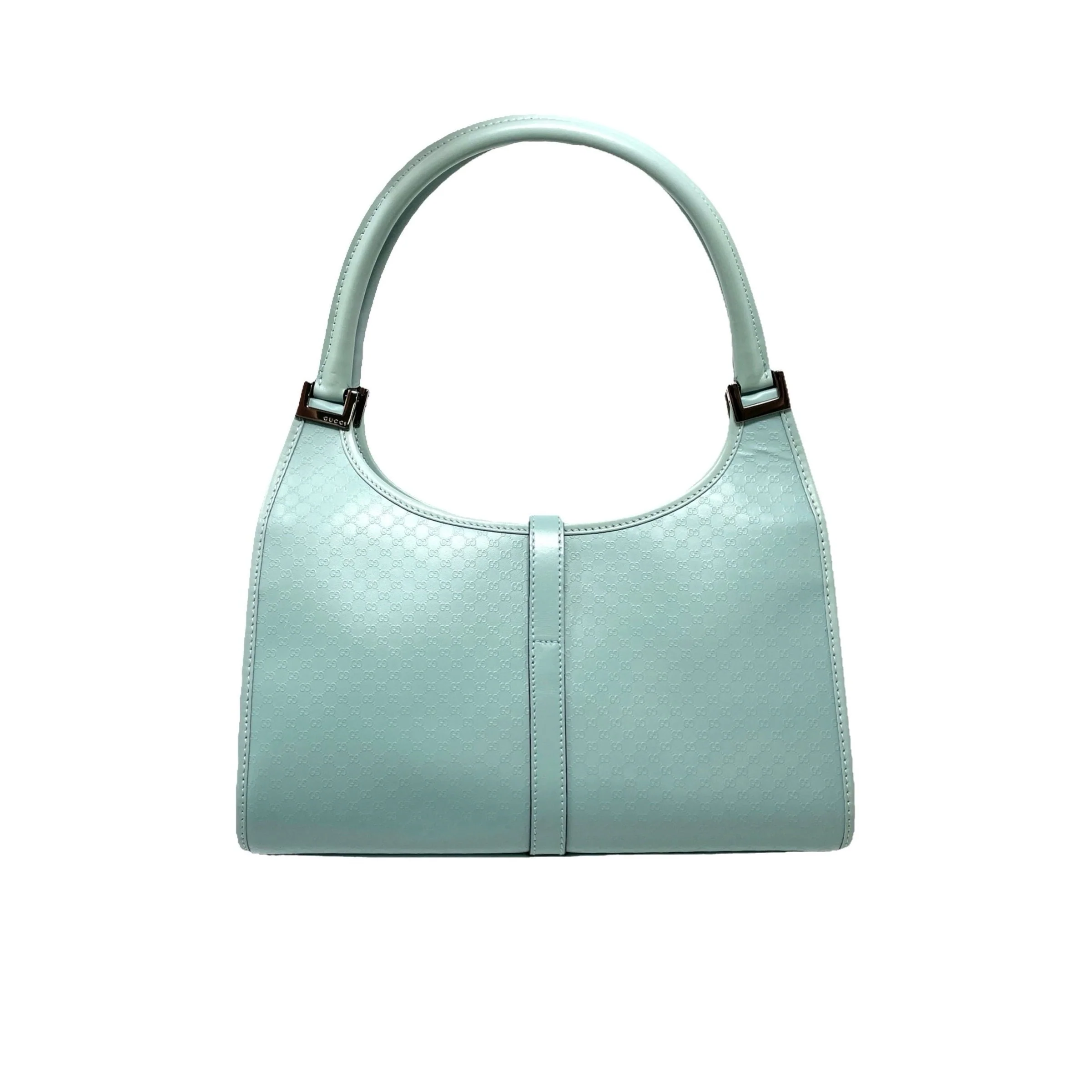 Gucci Baby Blue Logo Jackie Bag - Image 2