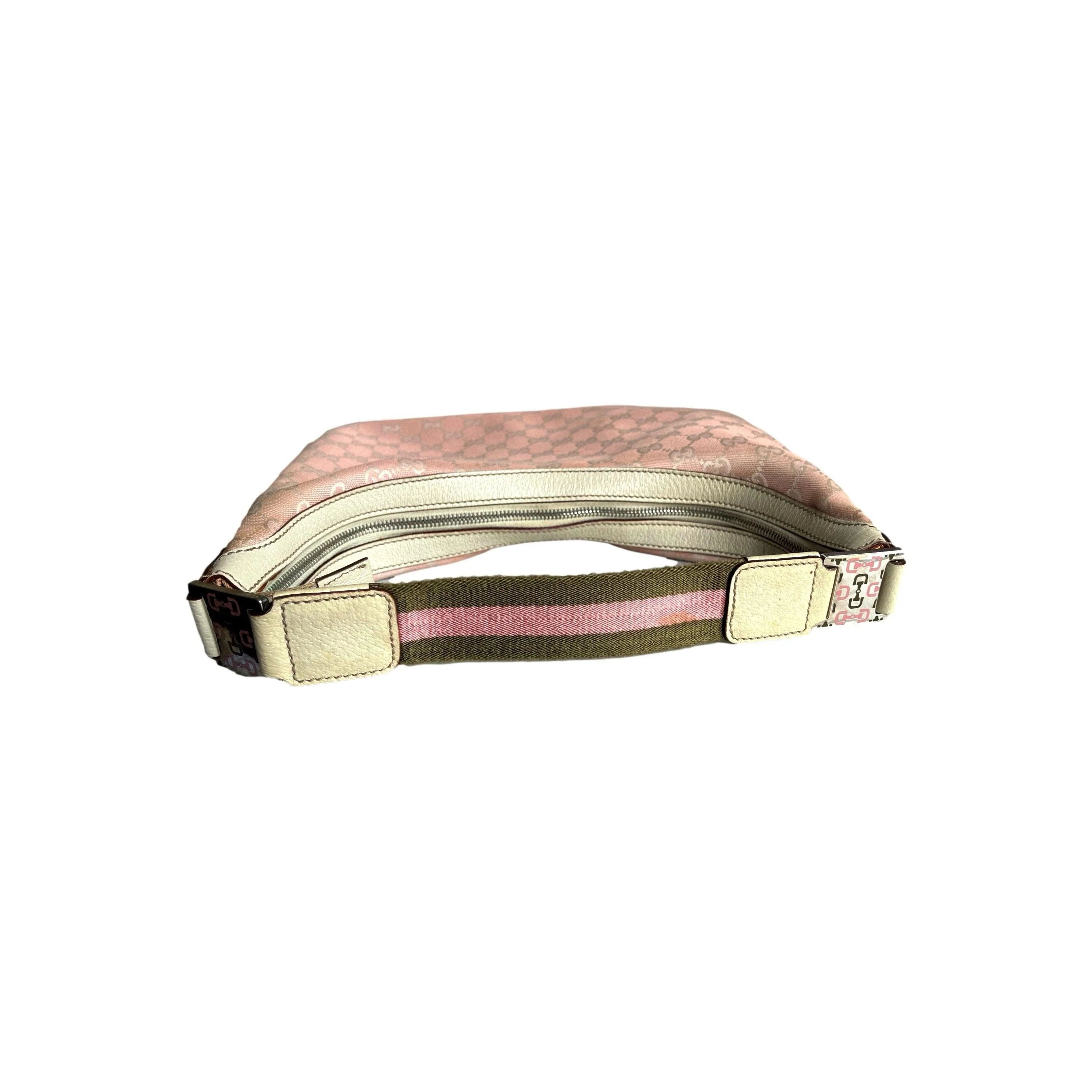 Gucci Baby Pink Logo Shoulder Bag - Image 3