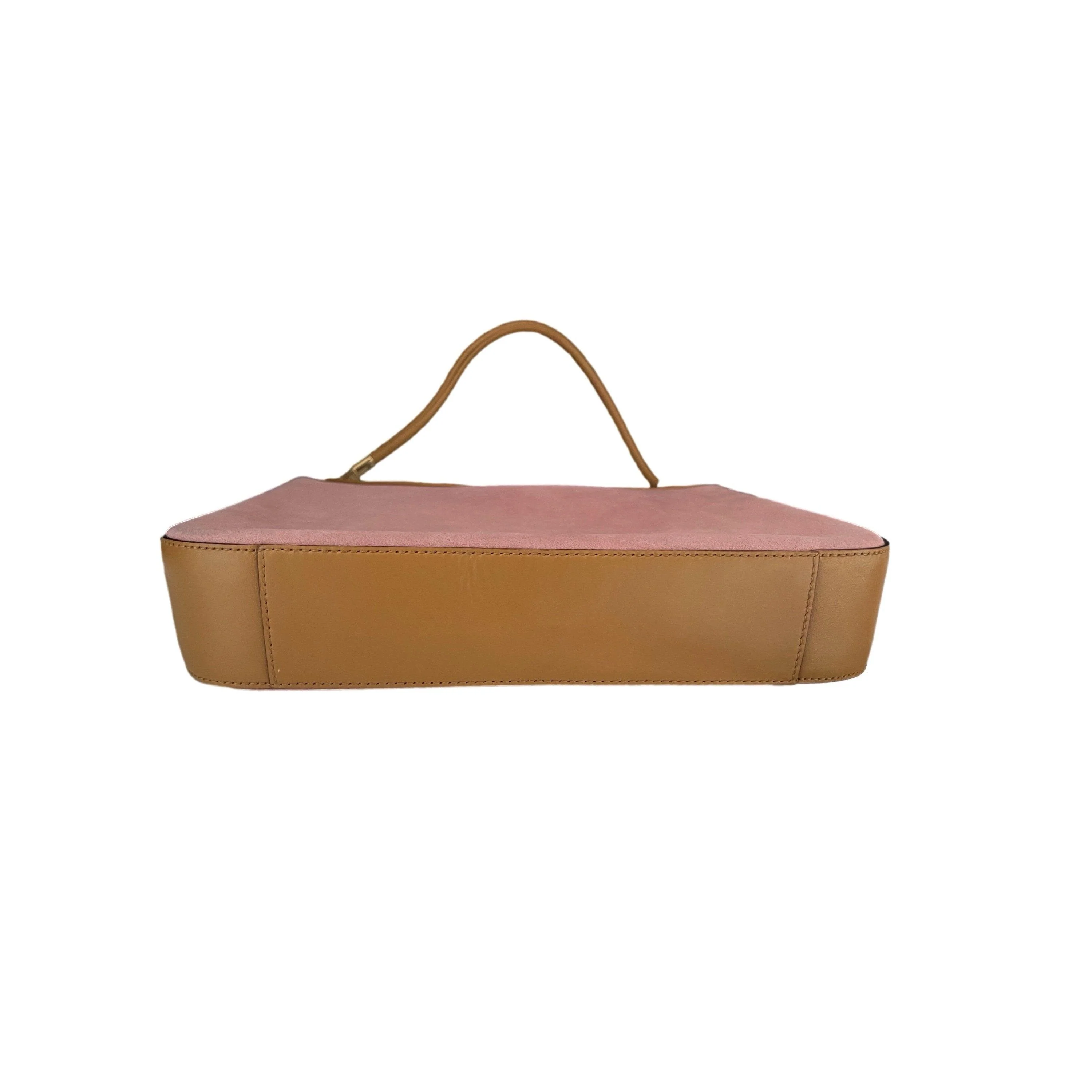 Gucci Baby Pink Suede Shoulder Bag - Image 2