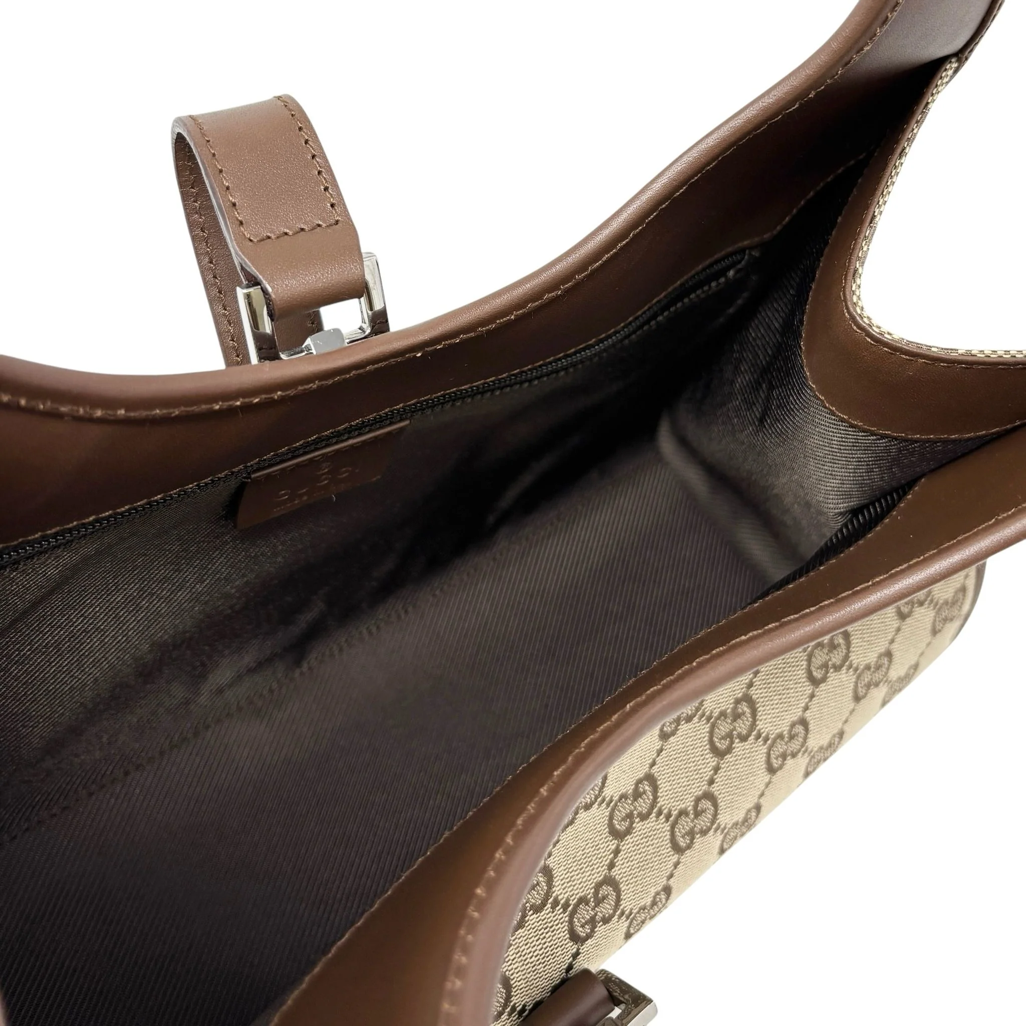 Gucci Beiege Logo Jackie Bag - Image 3
