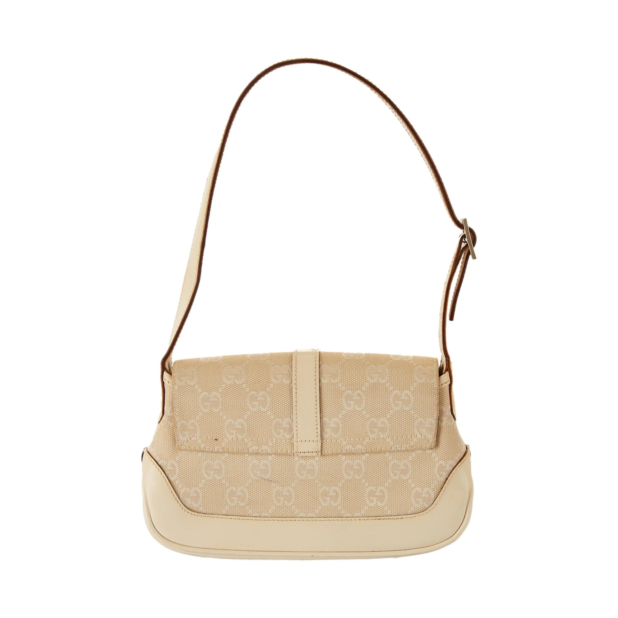Gucci Beige Canvas Logo Mini Jackie Ba - Image 2