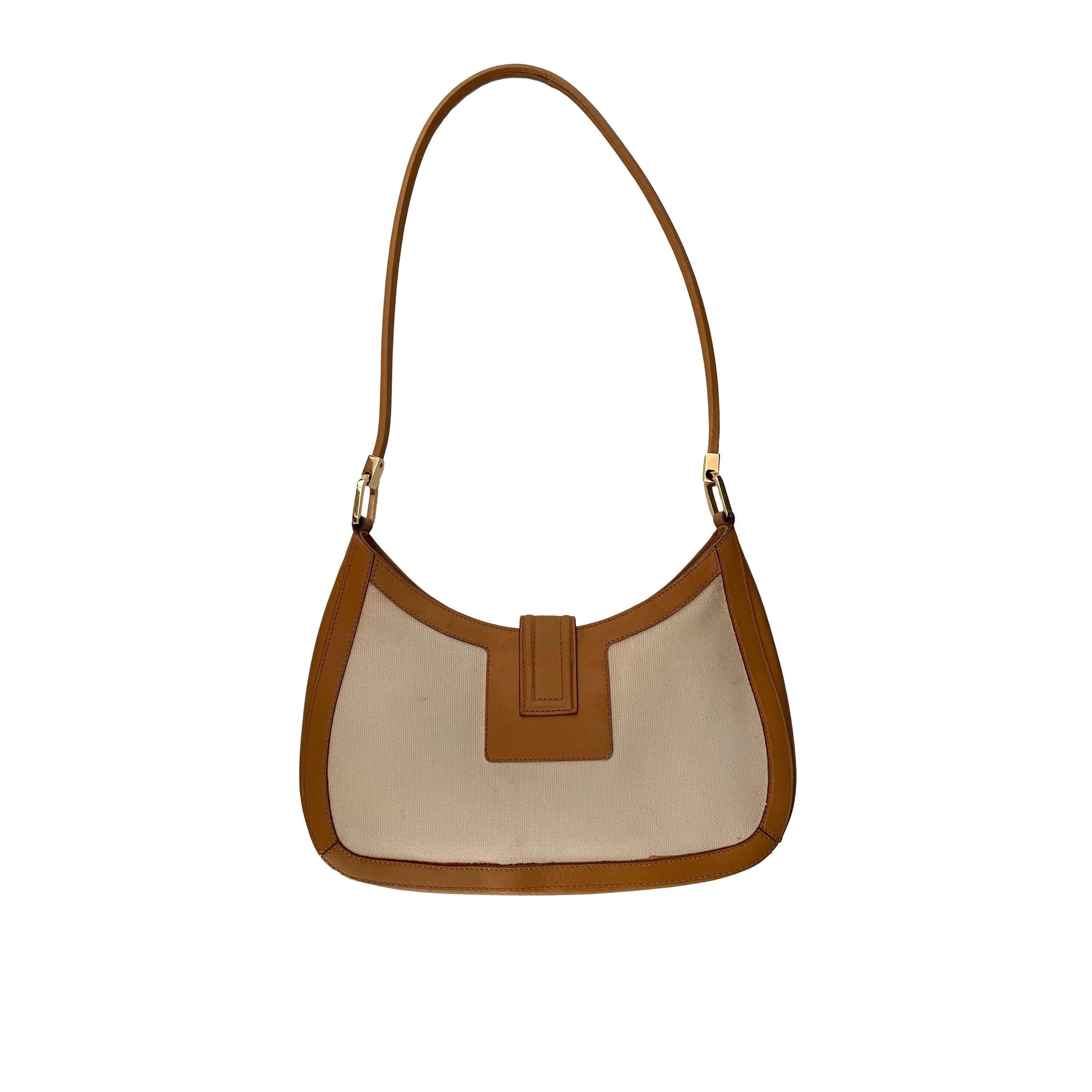 Gucci Beige Logo Shoulder Bag - Image 2