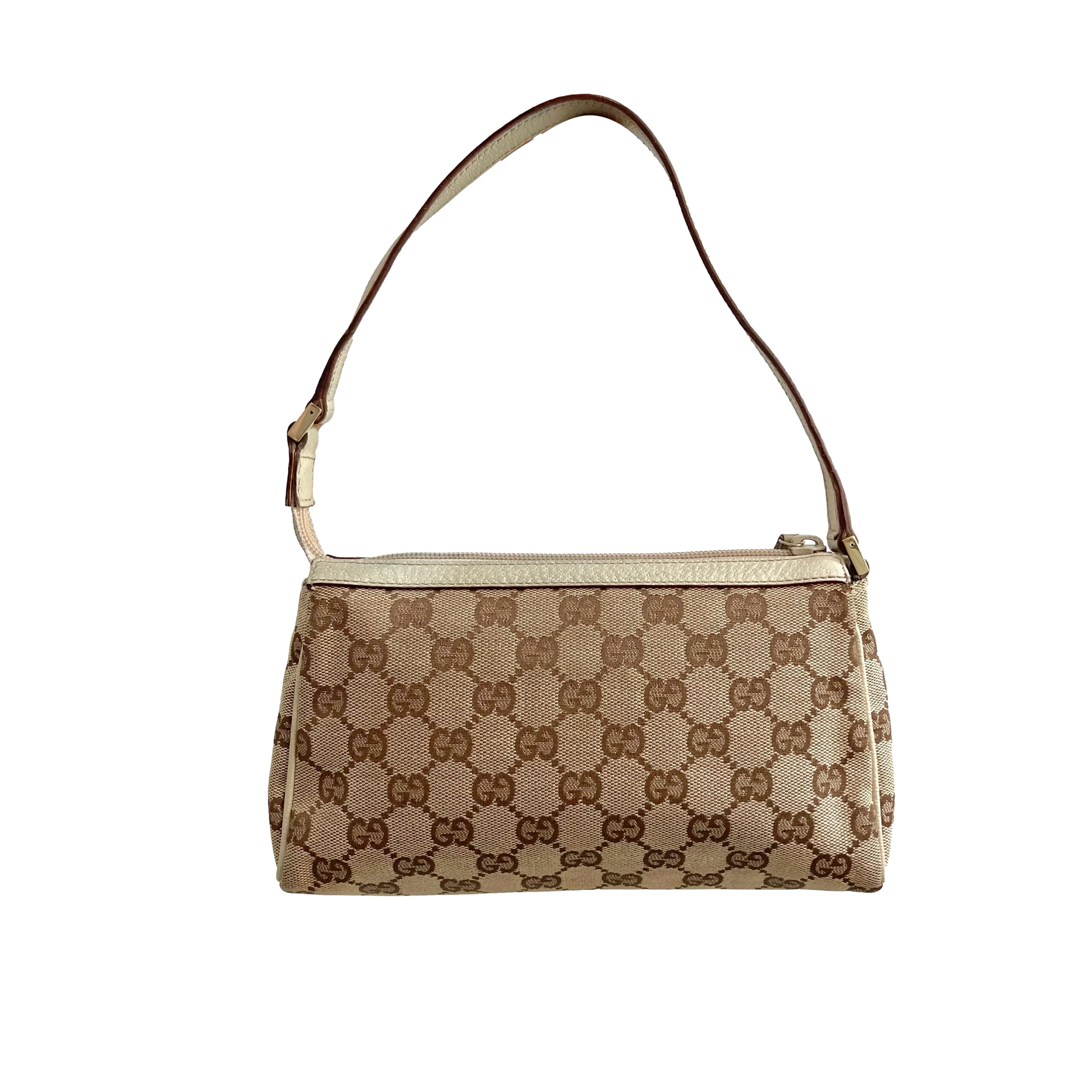 Gucci Beige Logo Shoulder Bag - Image 2