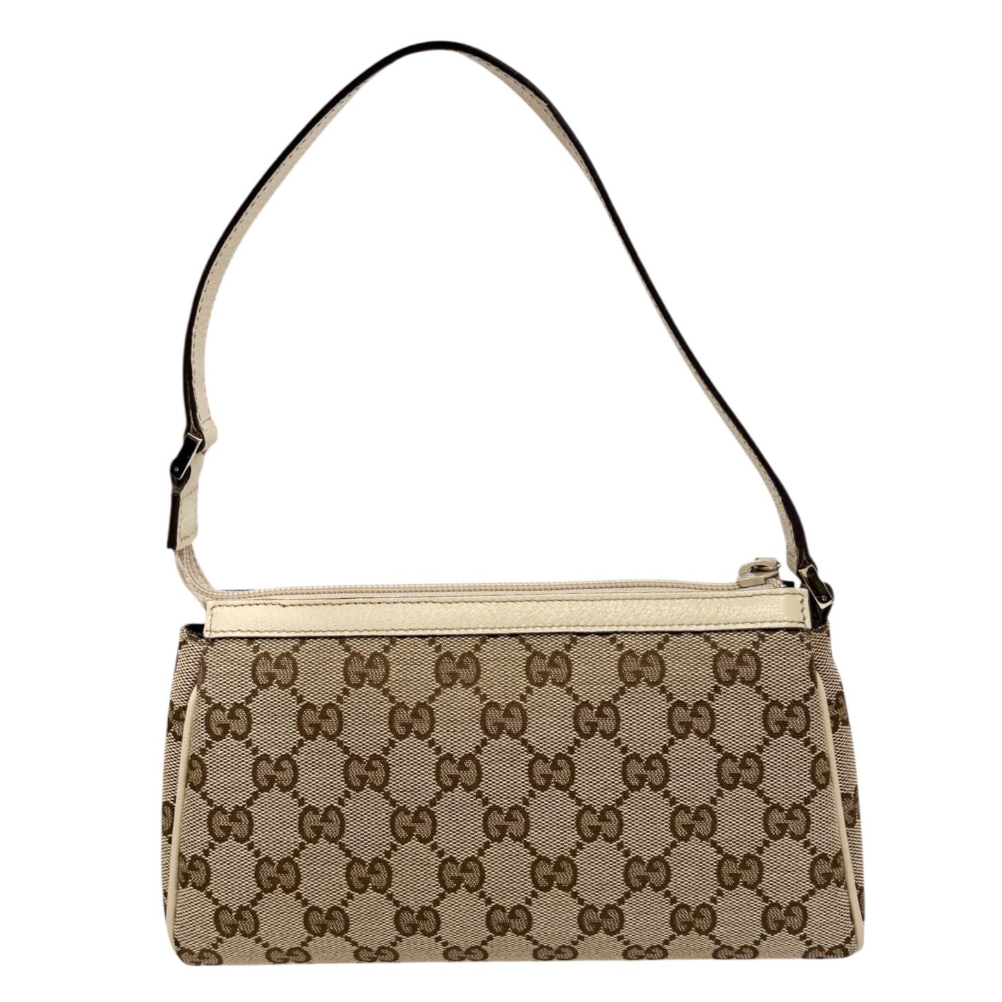 Gucci Beige Logo Shoulder Bag - Image 2