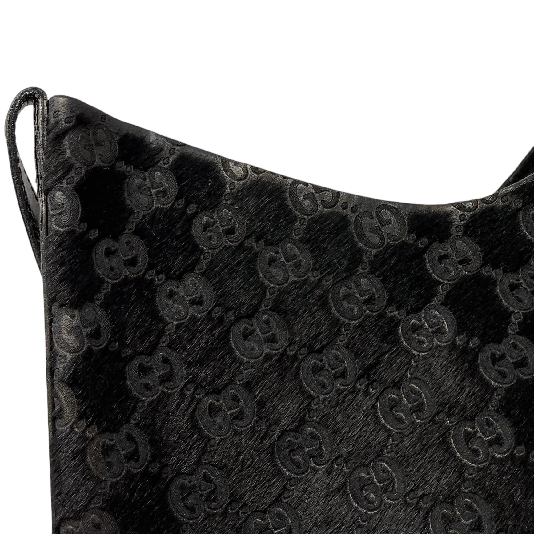 Gucci Black Calfhair Shoulder Bag - Image 2