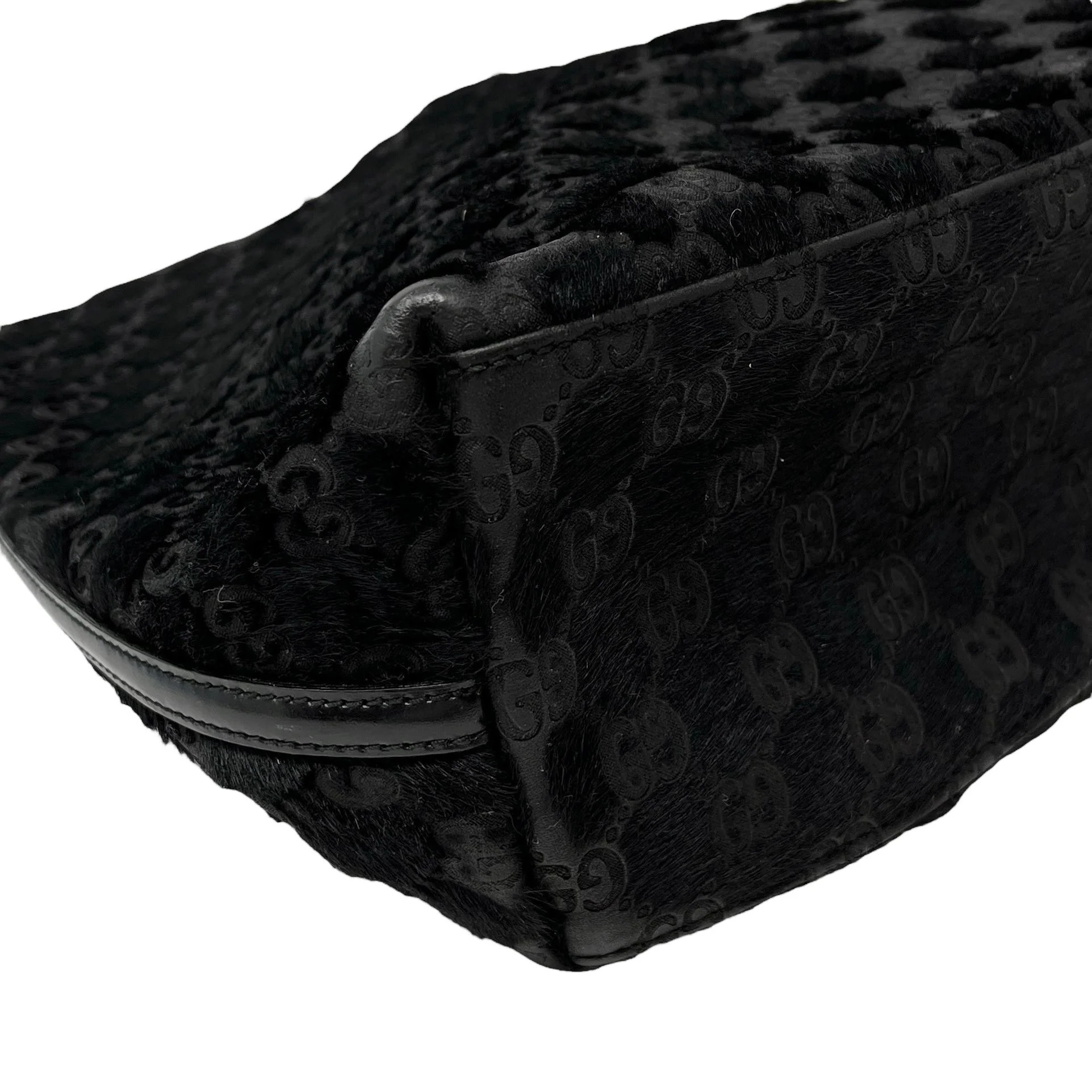 Gucci Black Calfhair Shoulder Bag - Image 6