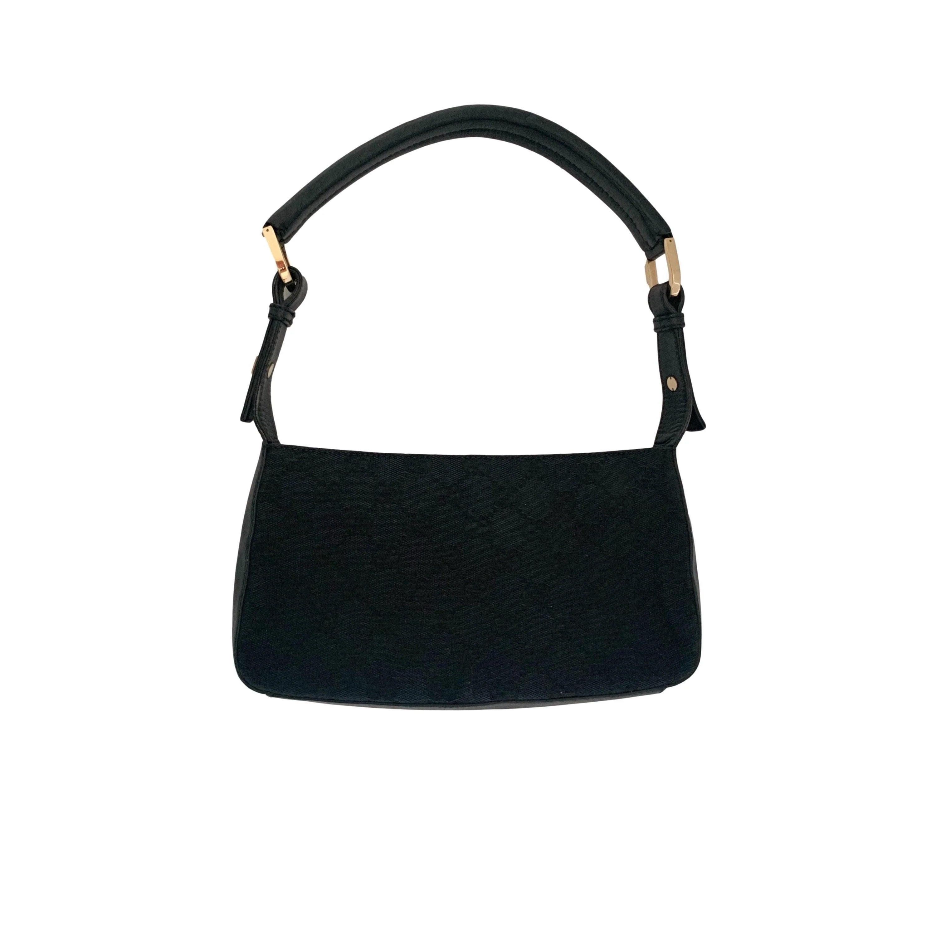 Gucci Black Canvas Mini Shoulder Bag