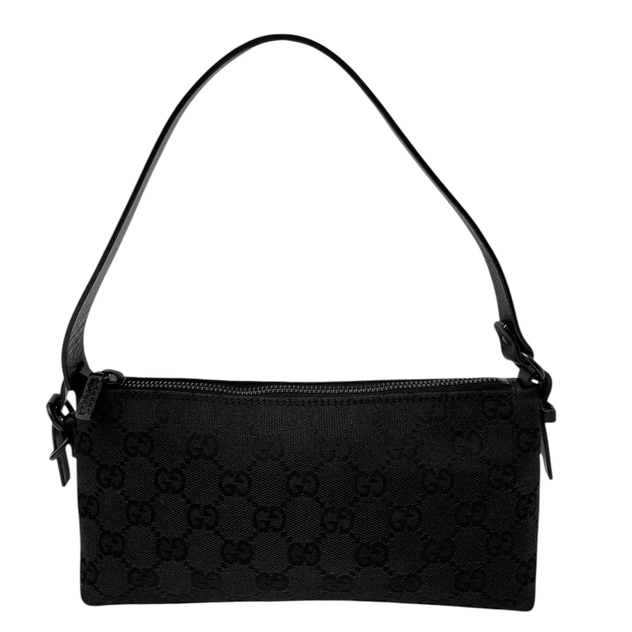 Gucci Black Canvas Mini Shoulder  Bag