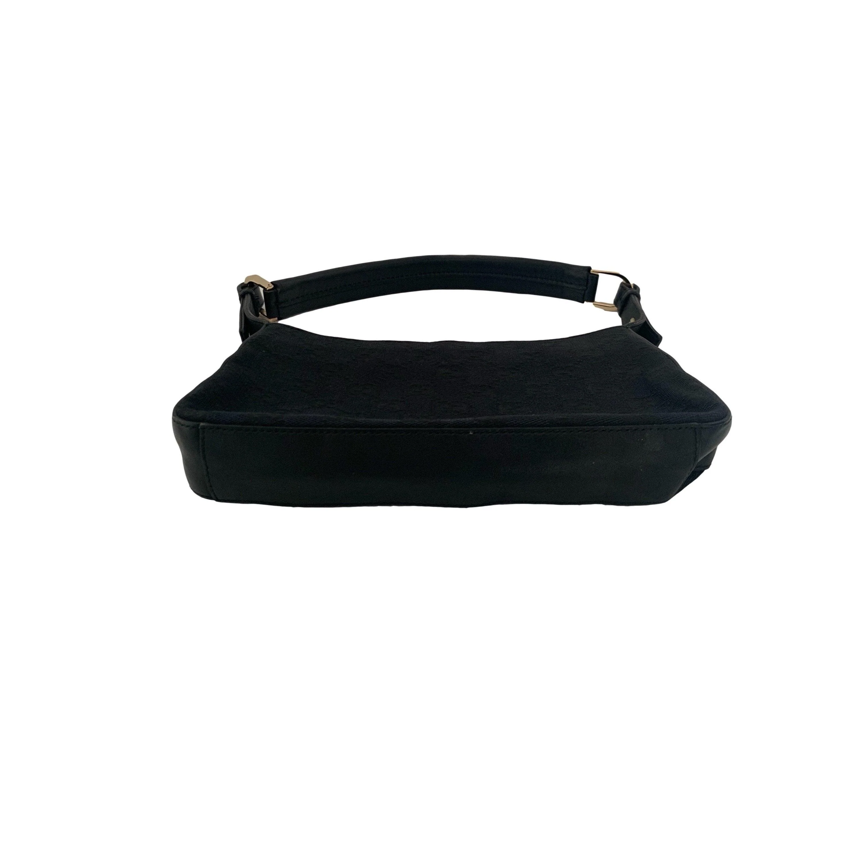 Gucci Black Canvas Mini Shoulder Bag - Image 2