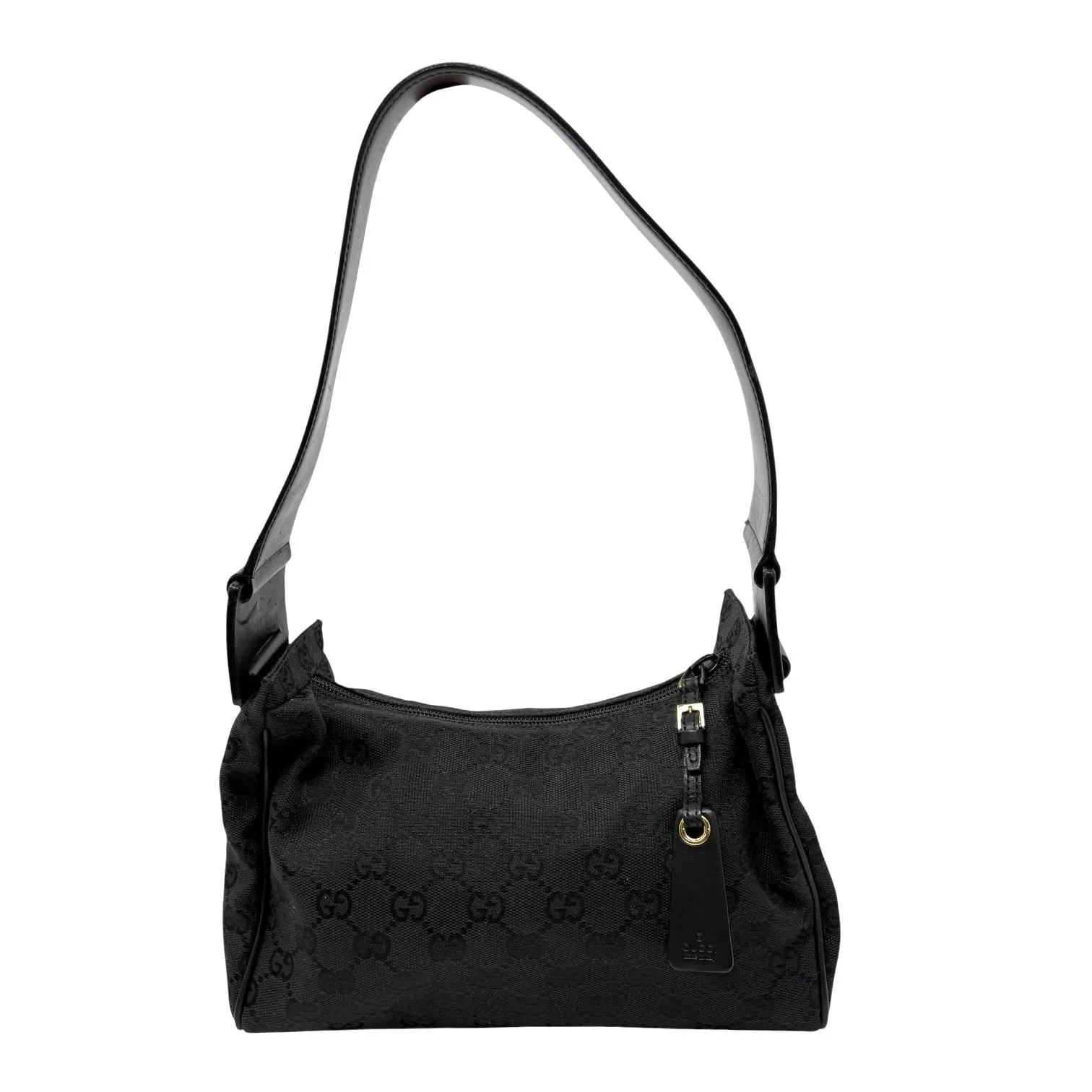 Gucci Black Canvas Shoulder  Bag - Image 2