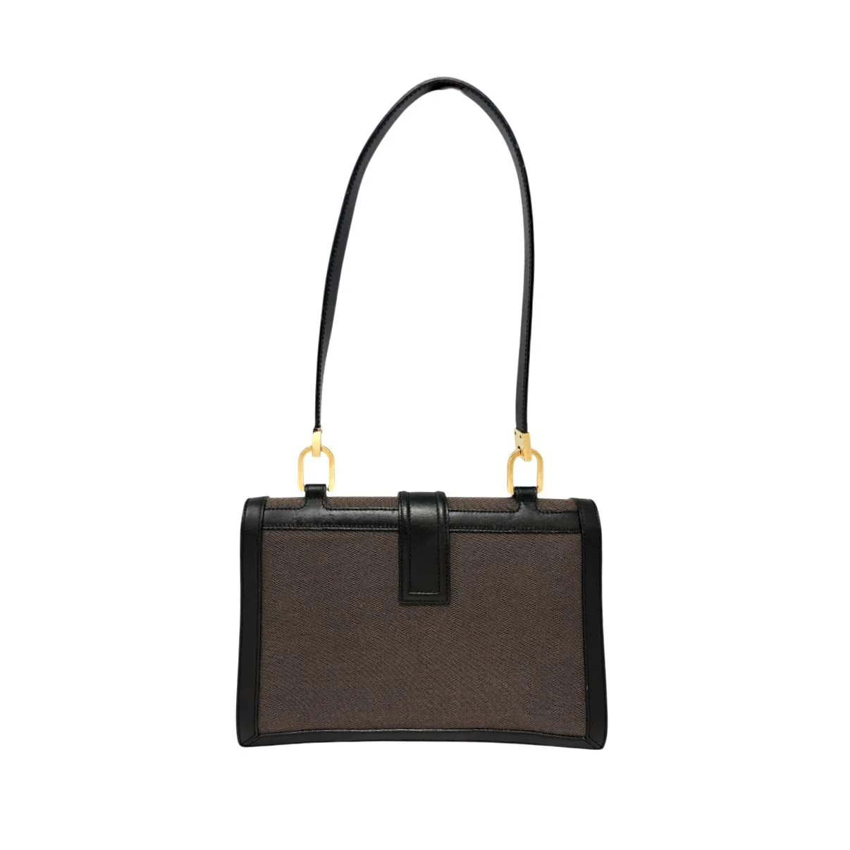 Gucci Black Canvas Shoulder Bag - Image 2