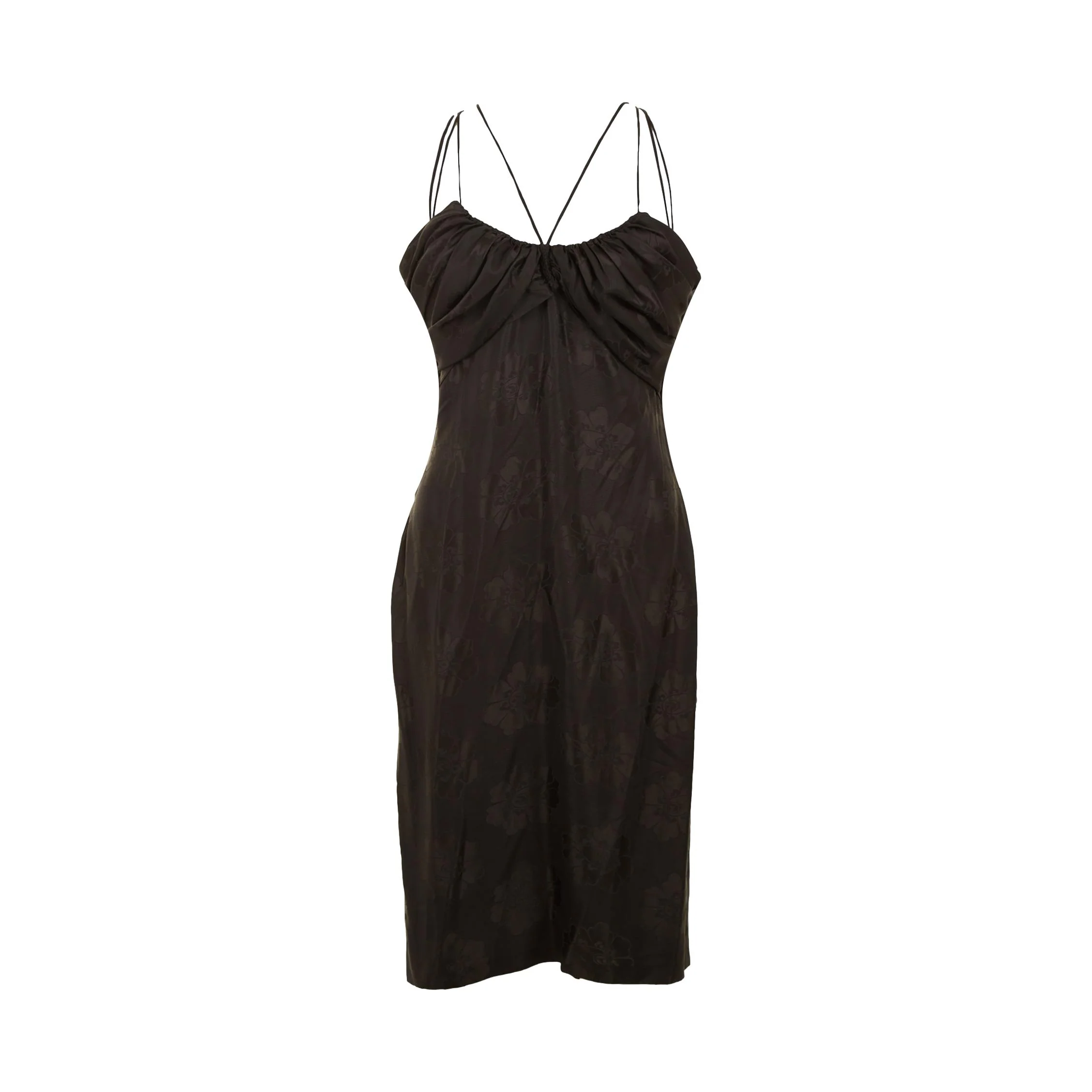 Gucci Black Floral Dress