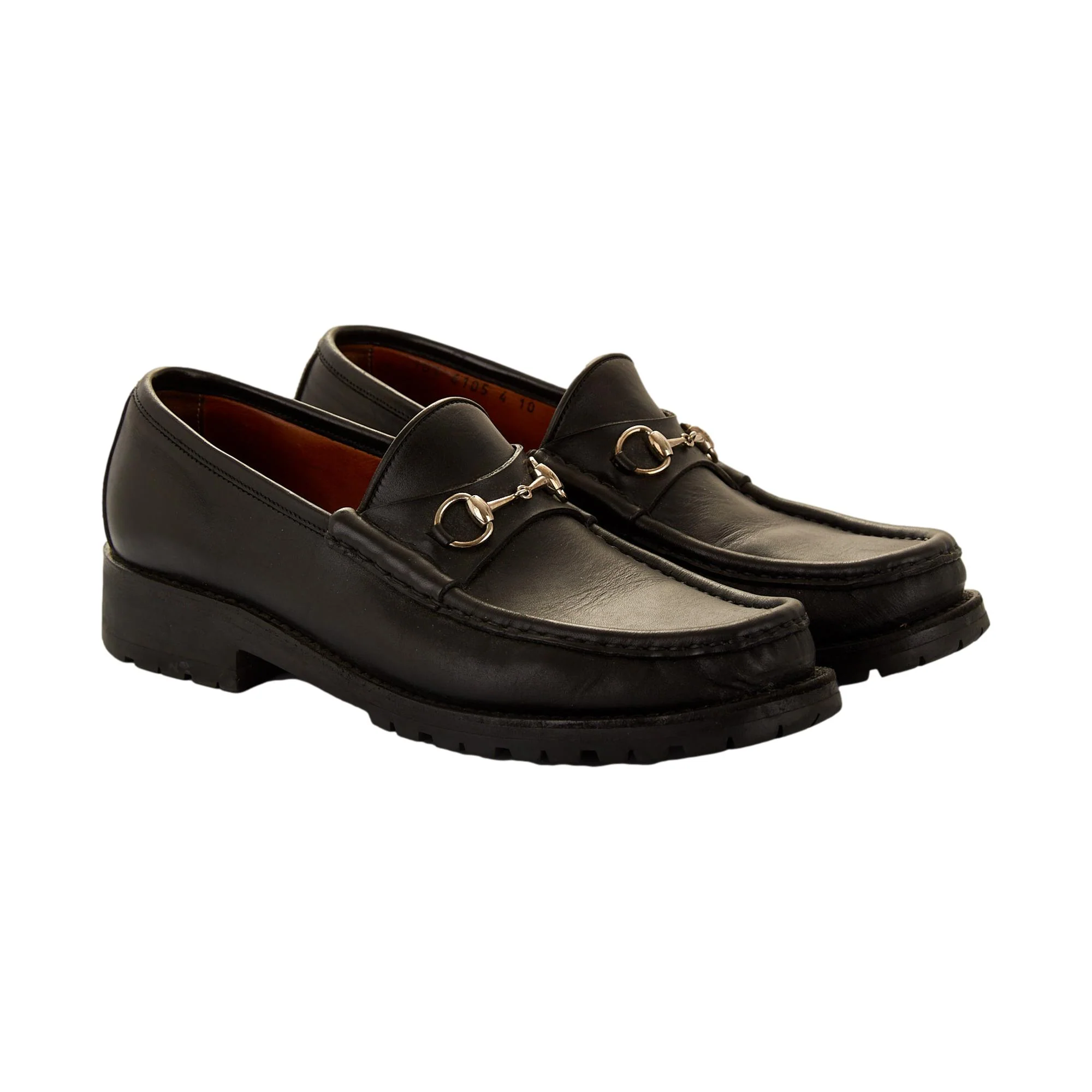 Gucci Black Horsebit Loafers - Image 3