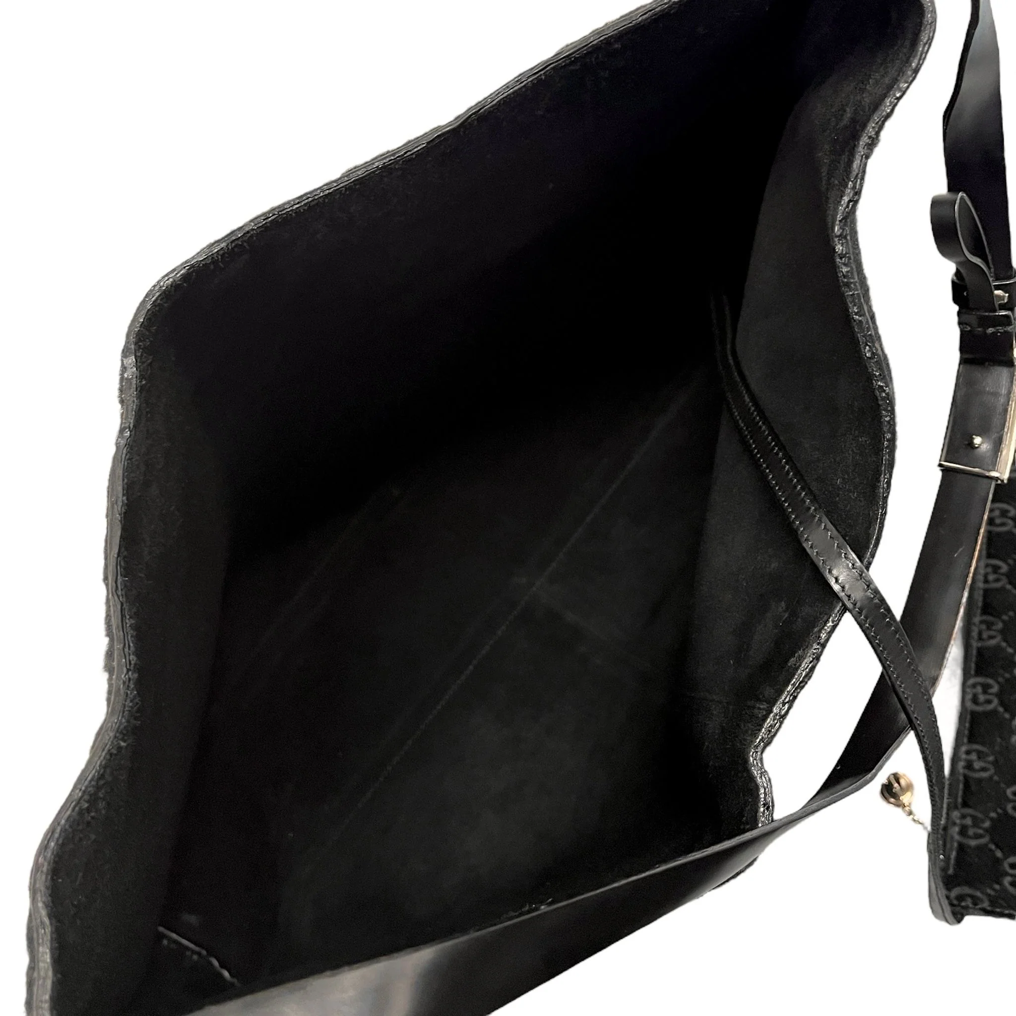Gucci Black Jumbo Calfhair Shoulder Bag - Image 3