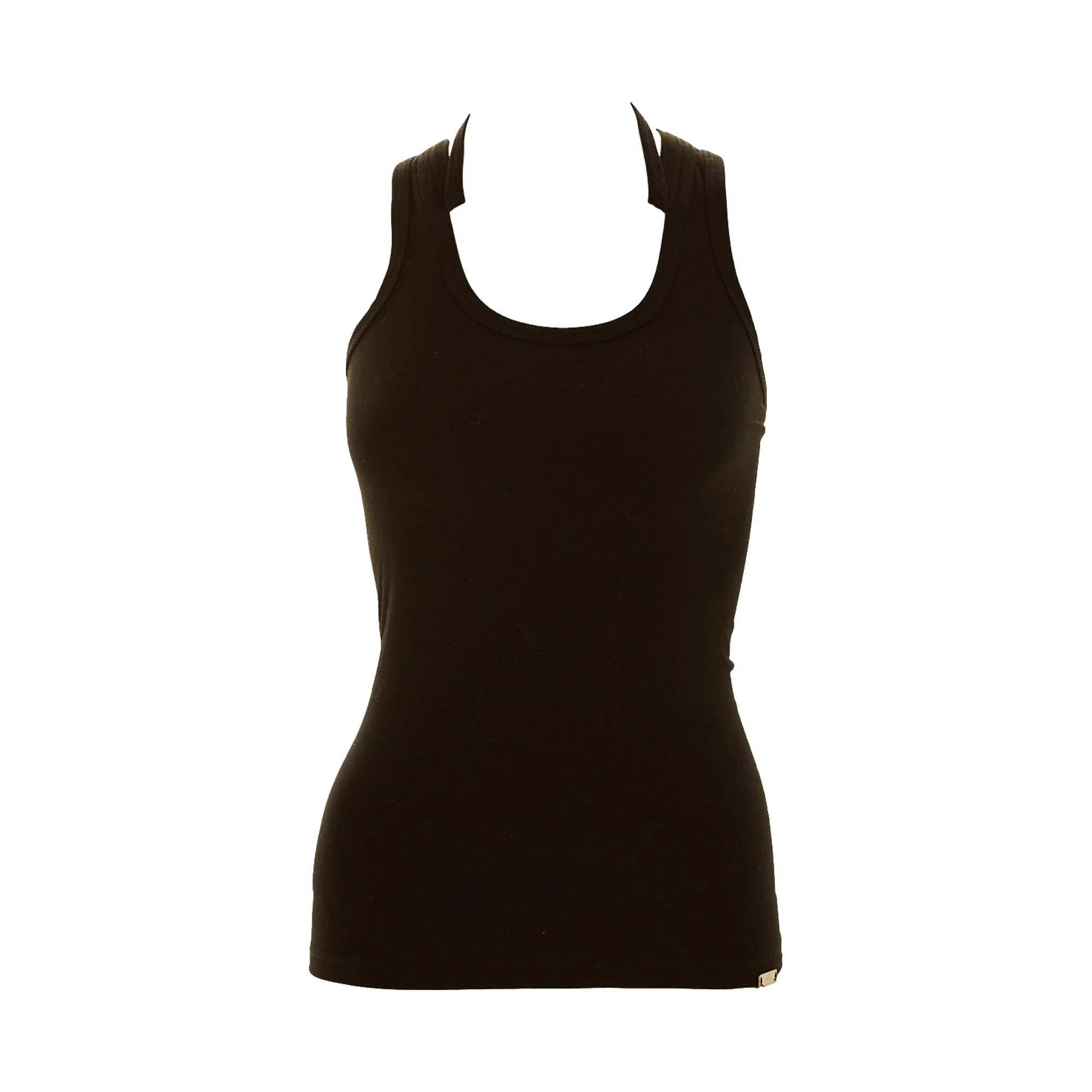 Gucci Black Lace-Up Tank - Image 2