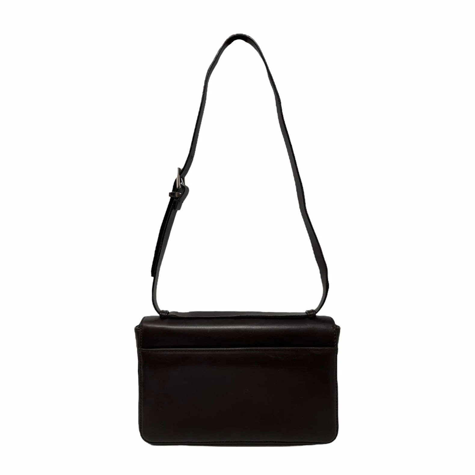 Gucci Black Leather Jumbo Logo Shoulder Bag - Image 2