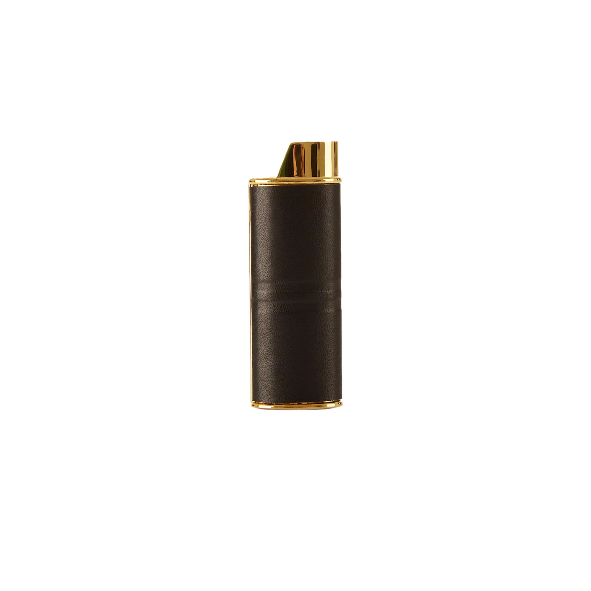 Gucci Black Leather Logo Lighter Case - Image 2