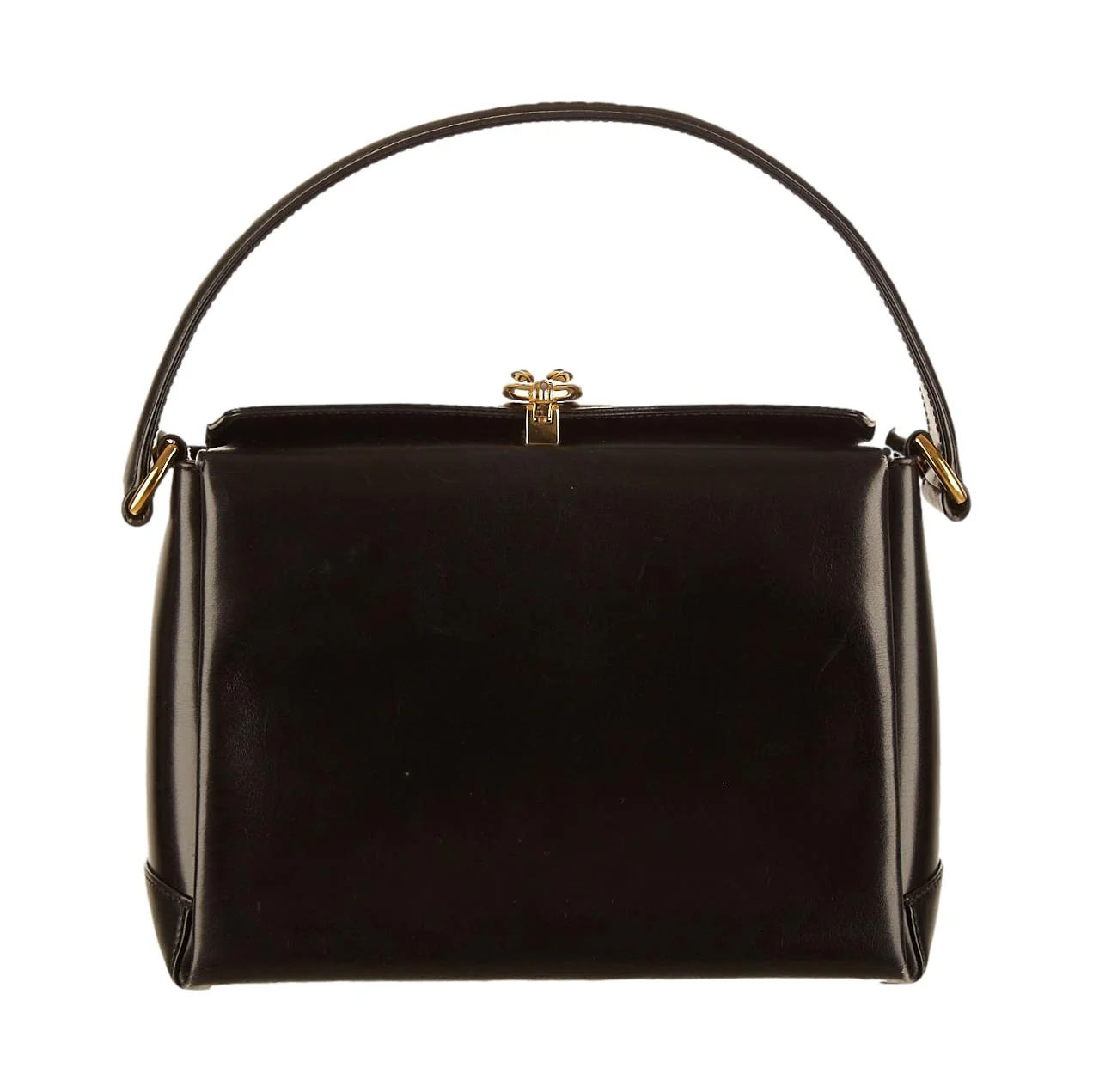 Gucci Black Leather Shoulder Bag - Image 2