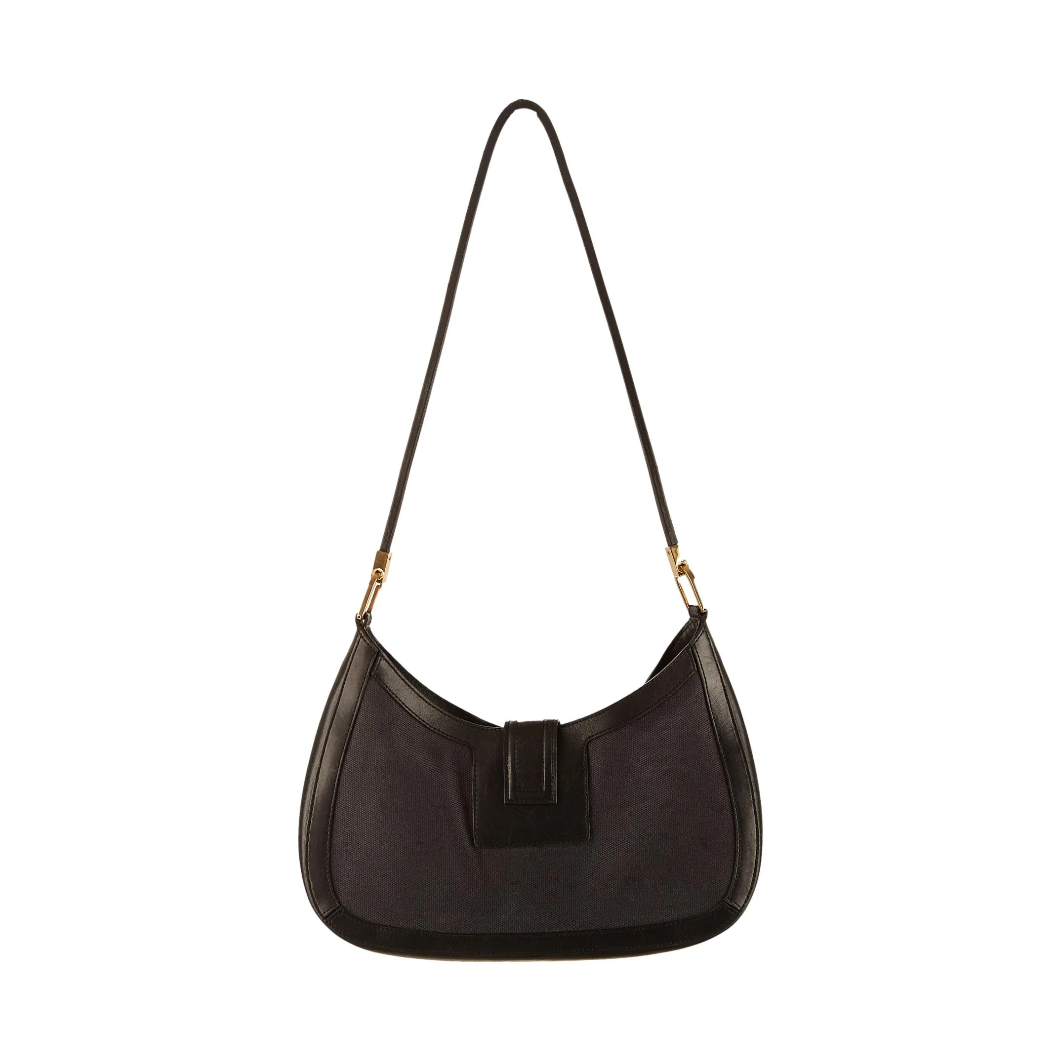 Gucci Black Leather Shoulder Bag - Image 2