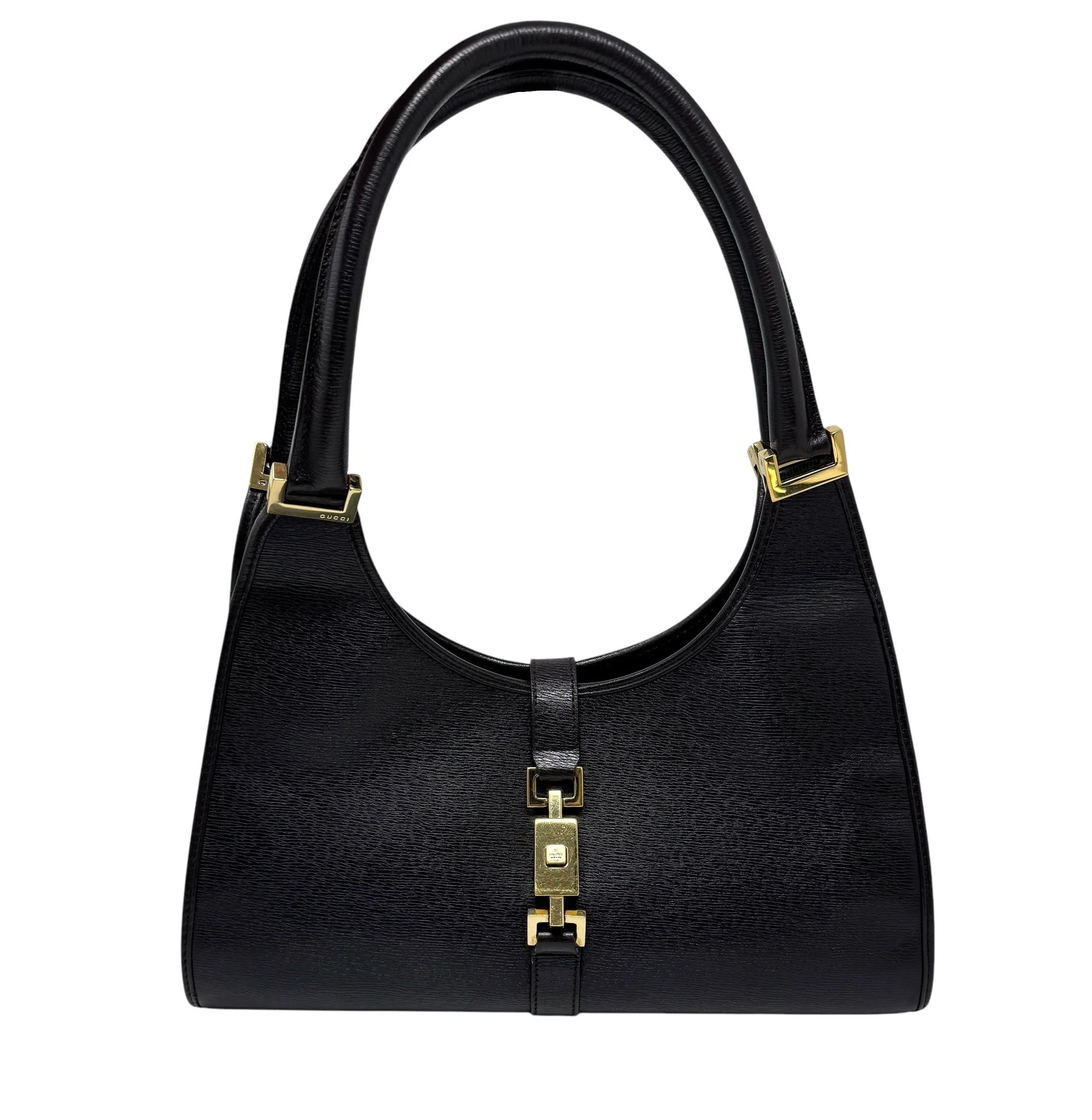 Gucci Black Leather Shoulder Bag