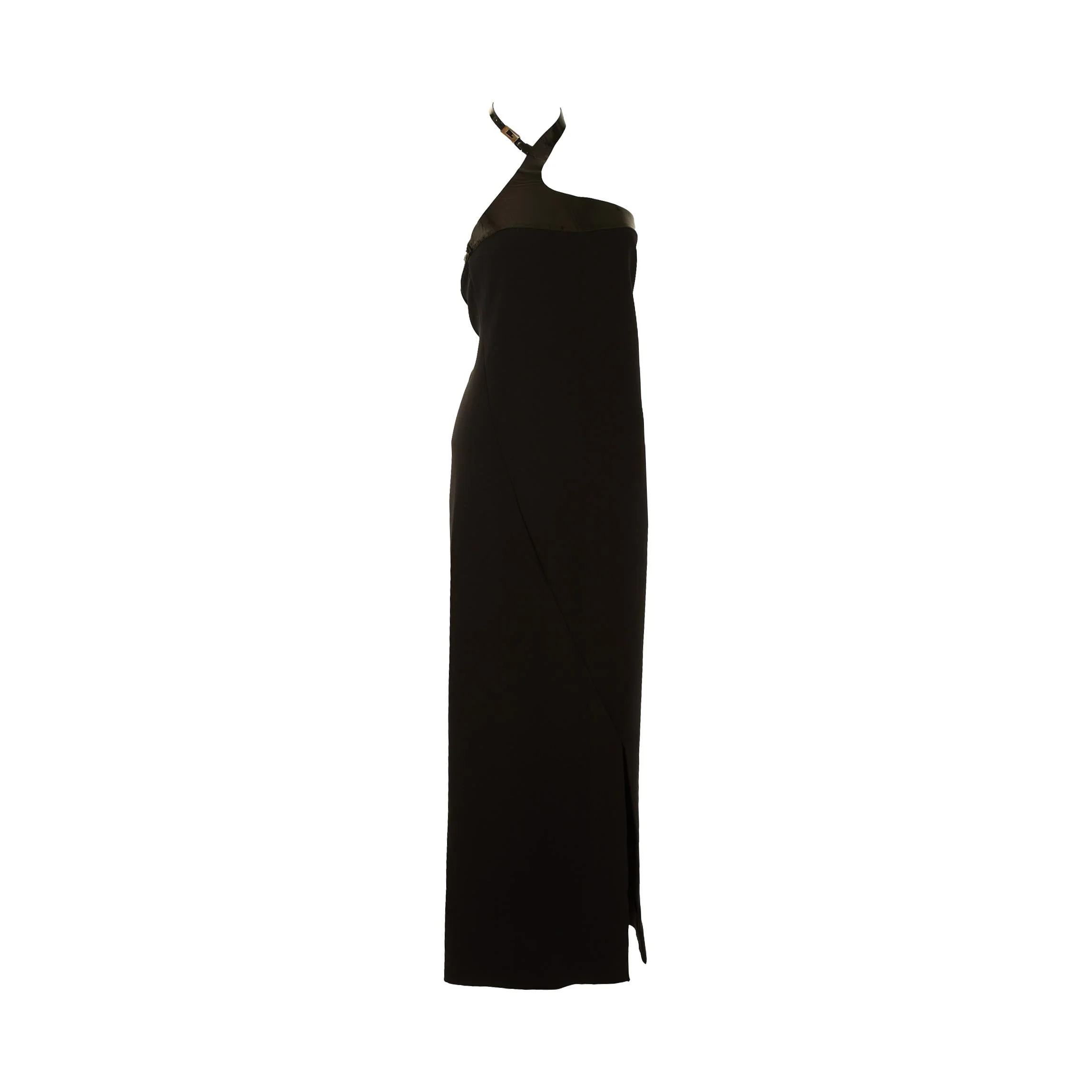 Gucci Black Logo Choker Dress - Image 3