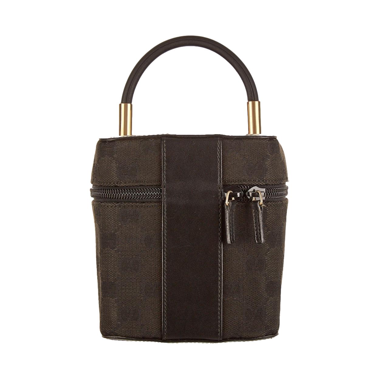 Gucci Black Logo Vanity Bag - Image 2