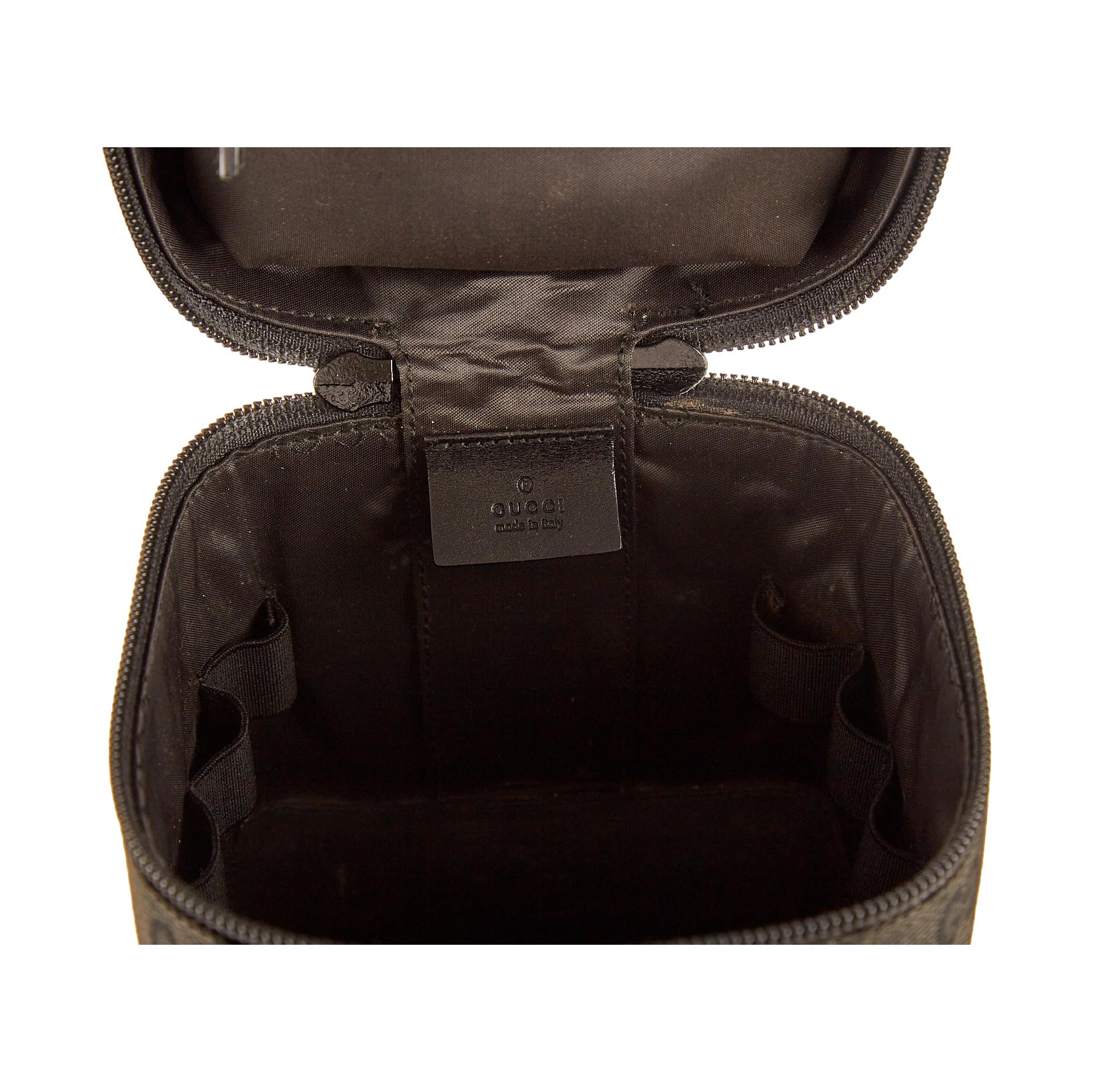 Gucci Black Logo Vanity Bag - Image 4