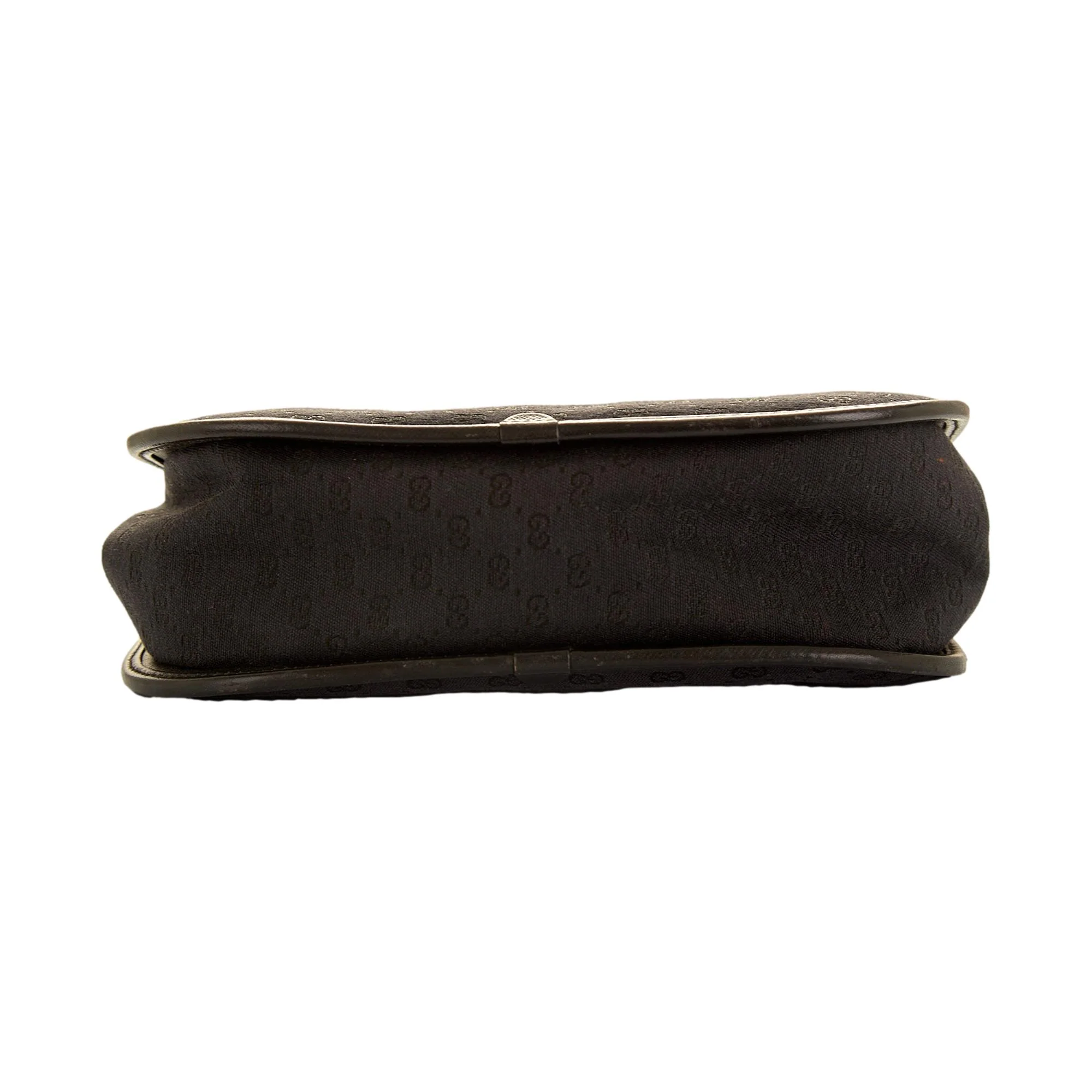 Gucci Black Monogram Bamboo Chain Bag - Image 2