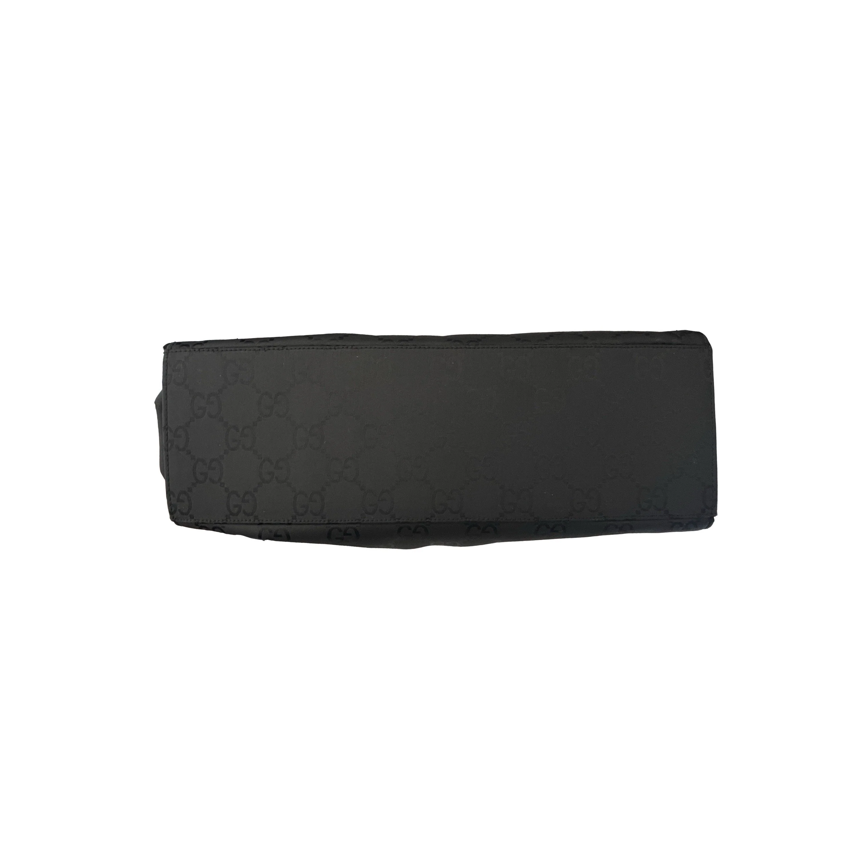Gucci Black Monogram Bamboo Tote Bag - Image 2