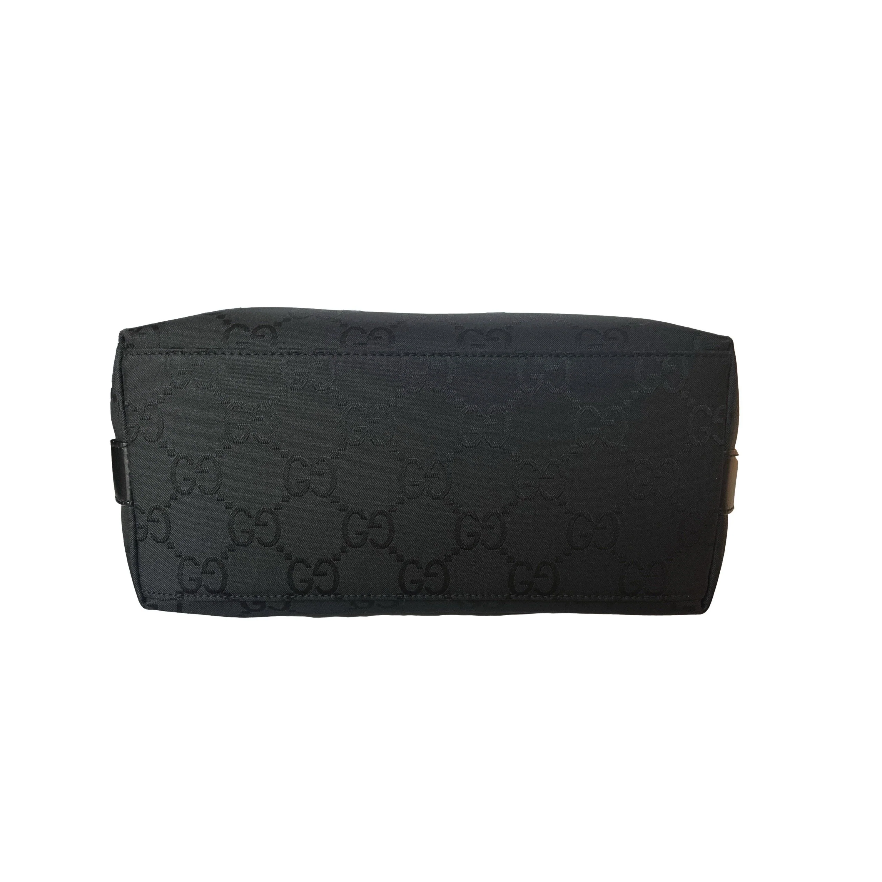 Gucci Black Monogram Shoulder Bag - Image 3