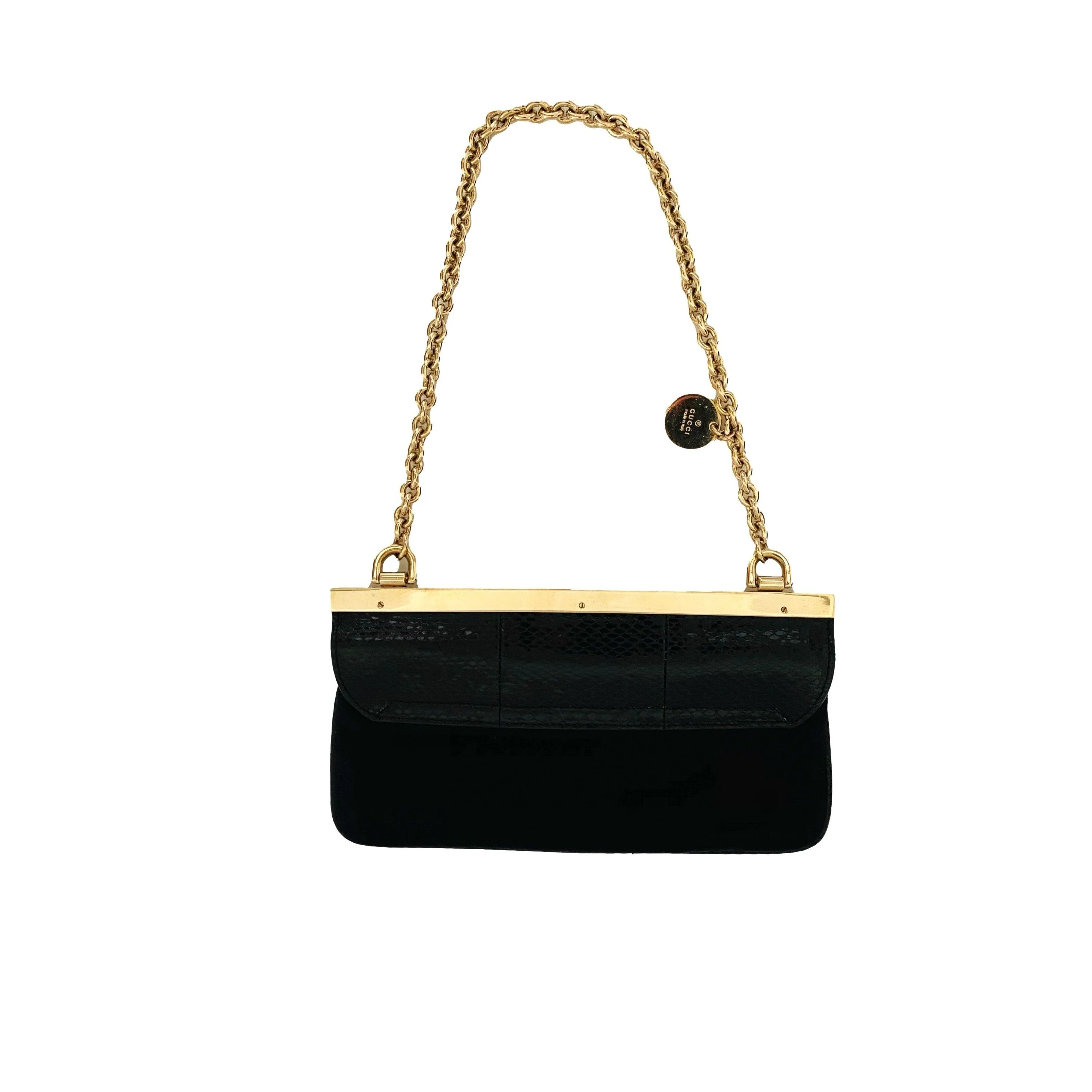 Gucci Black Rhinestone Mini Bag - Image 2