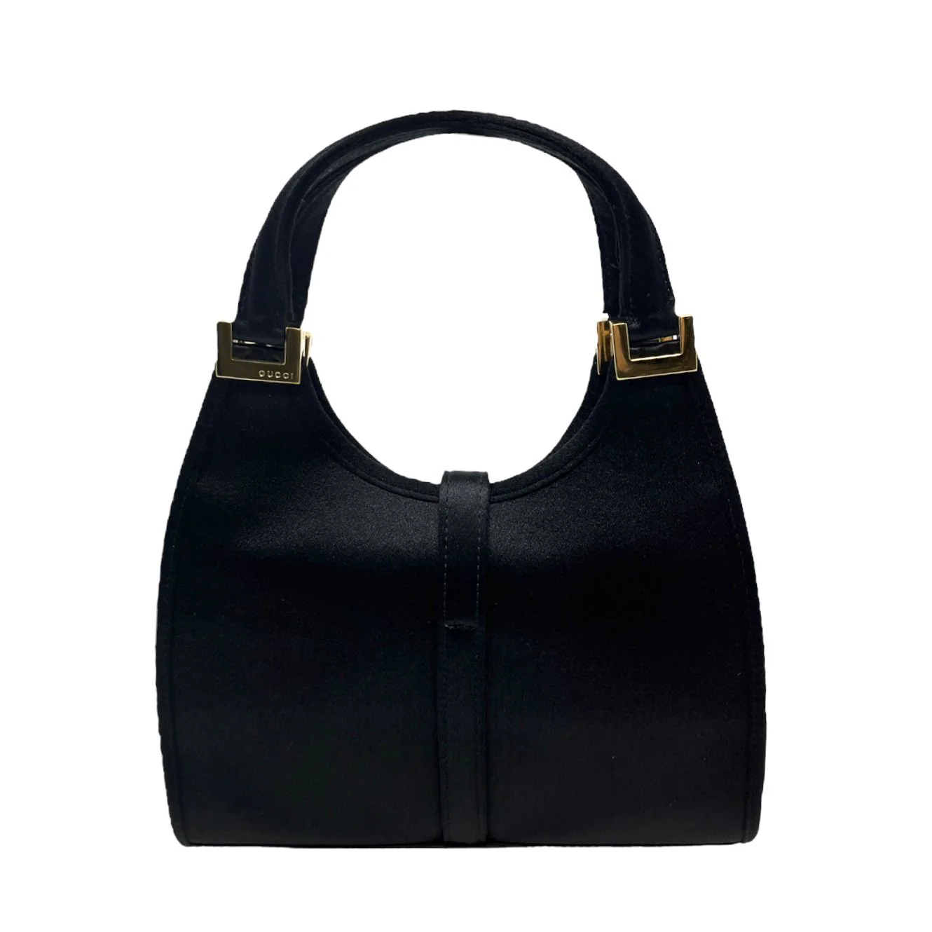 Gucci Black Satin Mini Jackie Bag - Image 2