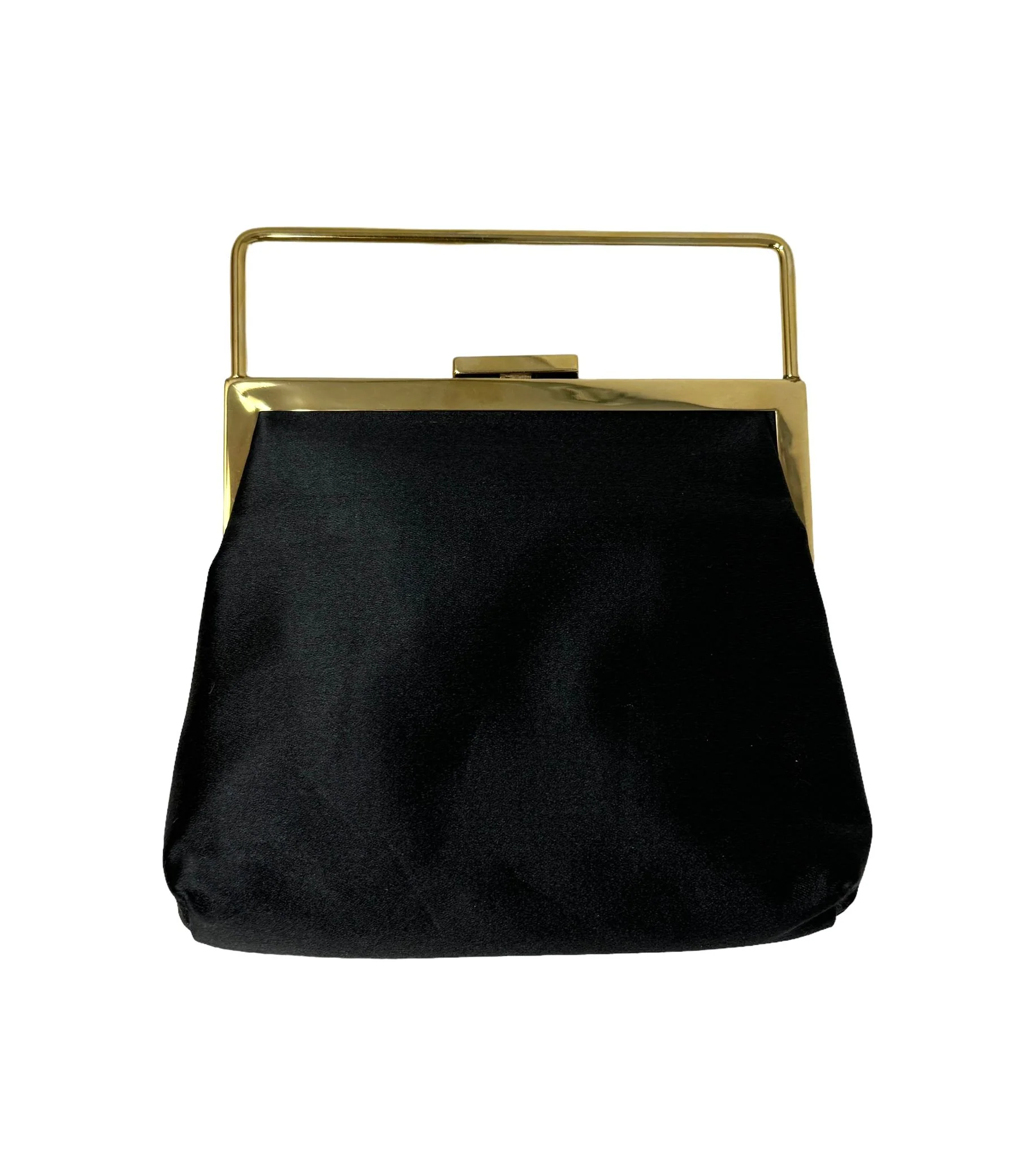 Gucci Black Satin Mini Top Handle - Image 2