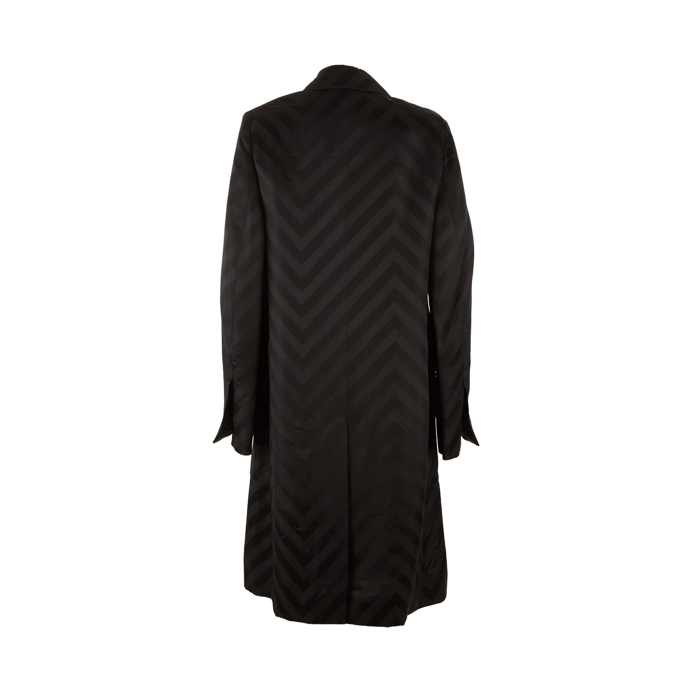 Gucci Black Jacquard Coat - Image 2