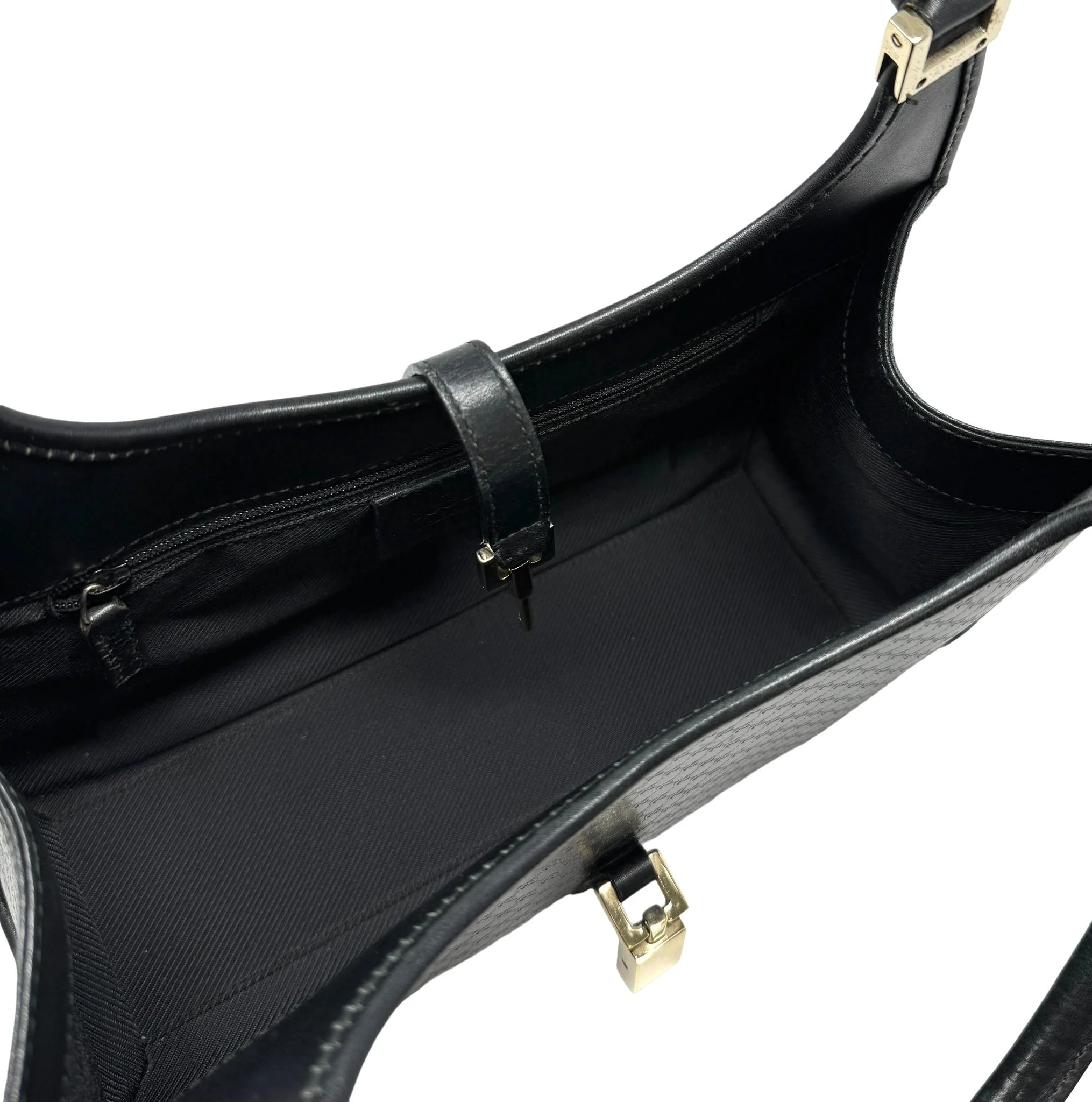 Gucci Black Structured Jackie Bag - Image 3