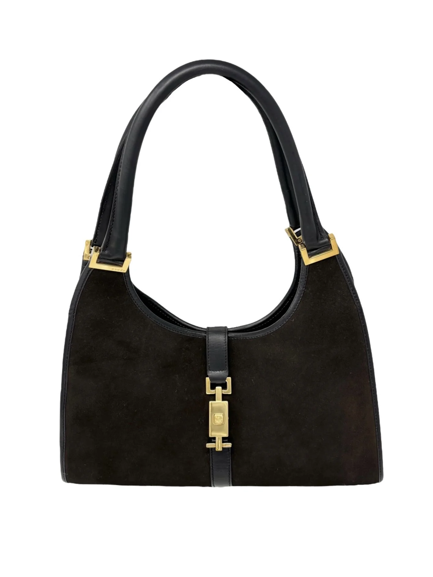 Gucci Black Suede Jackie Bag