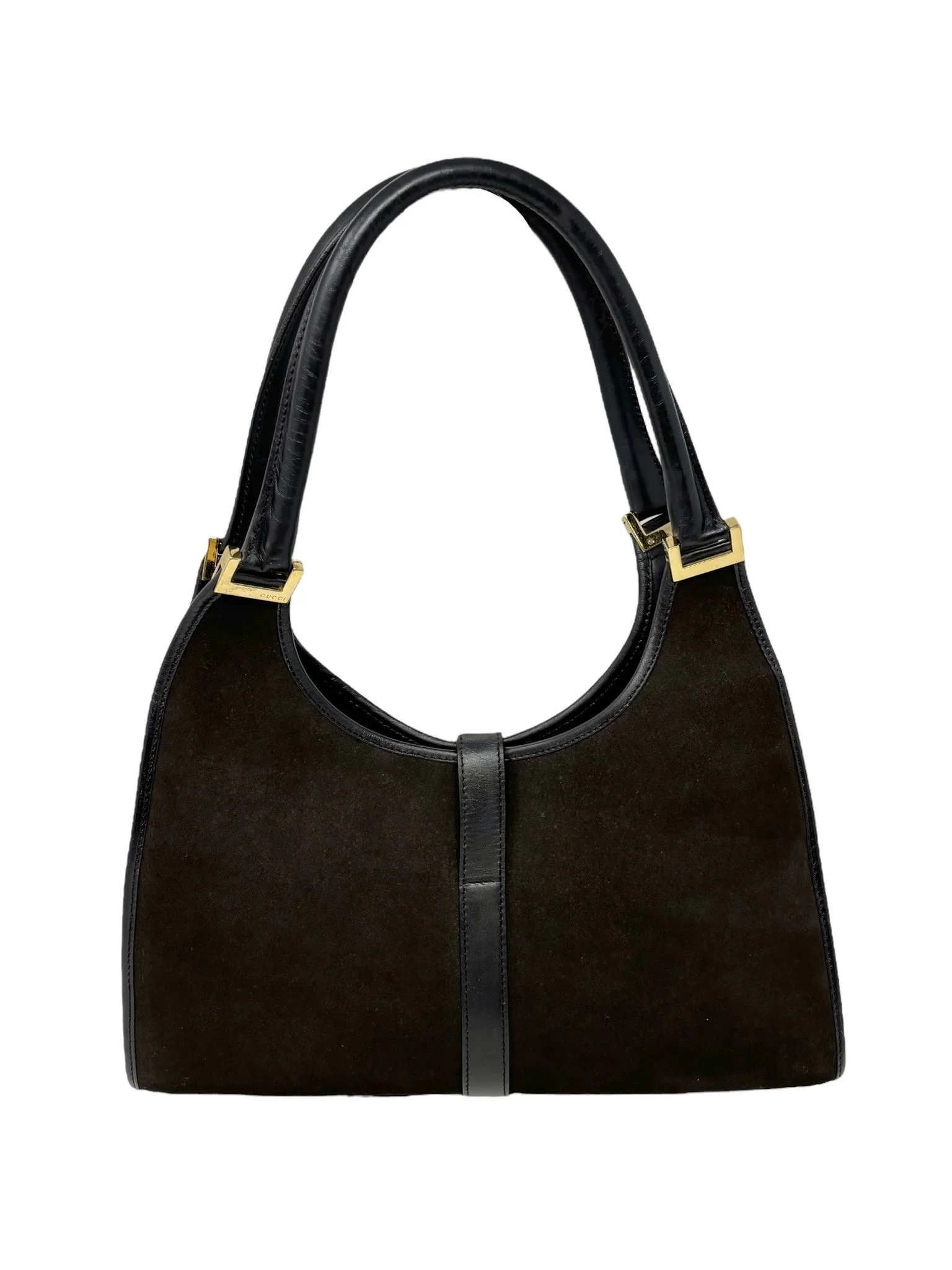 Gucci Black Suede Jackie Bag - Image 2