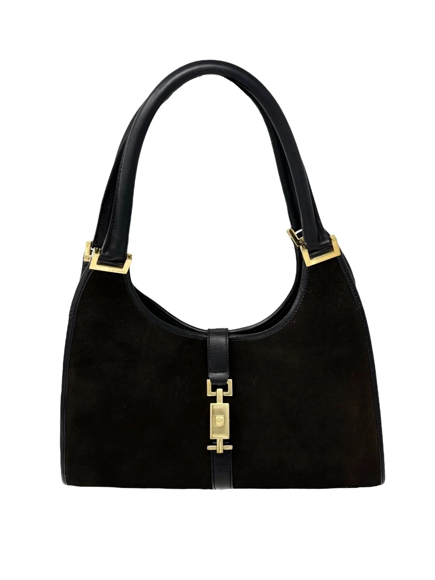 Gucci Black Suede Jackie Bag