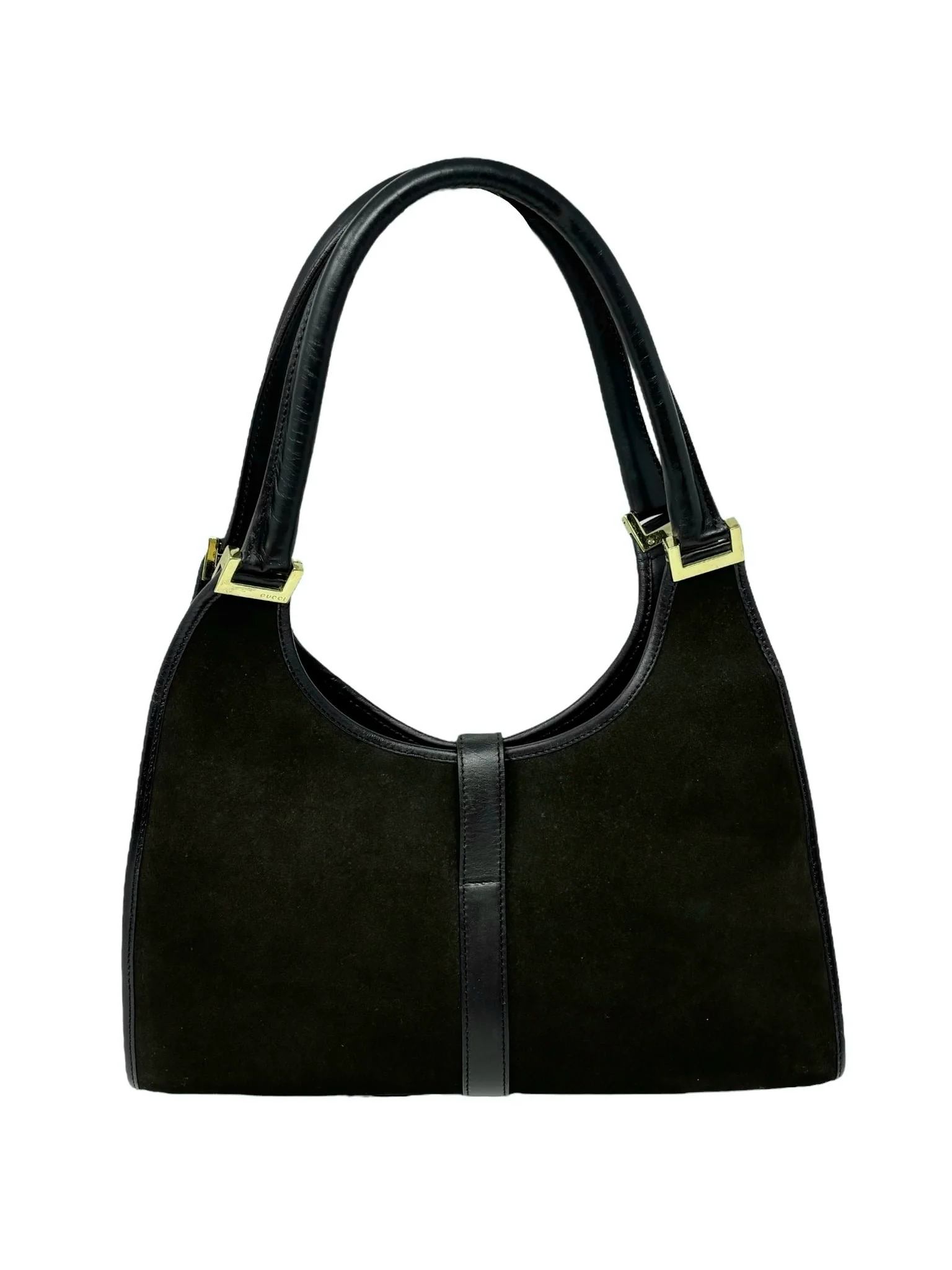Gucci Black Suede Jackie Bag - Image 2