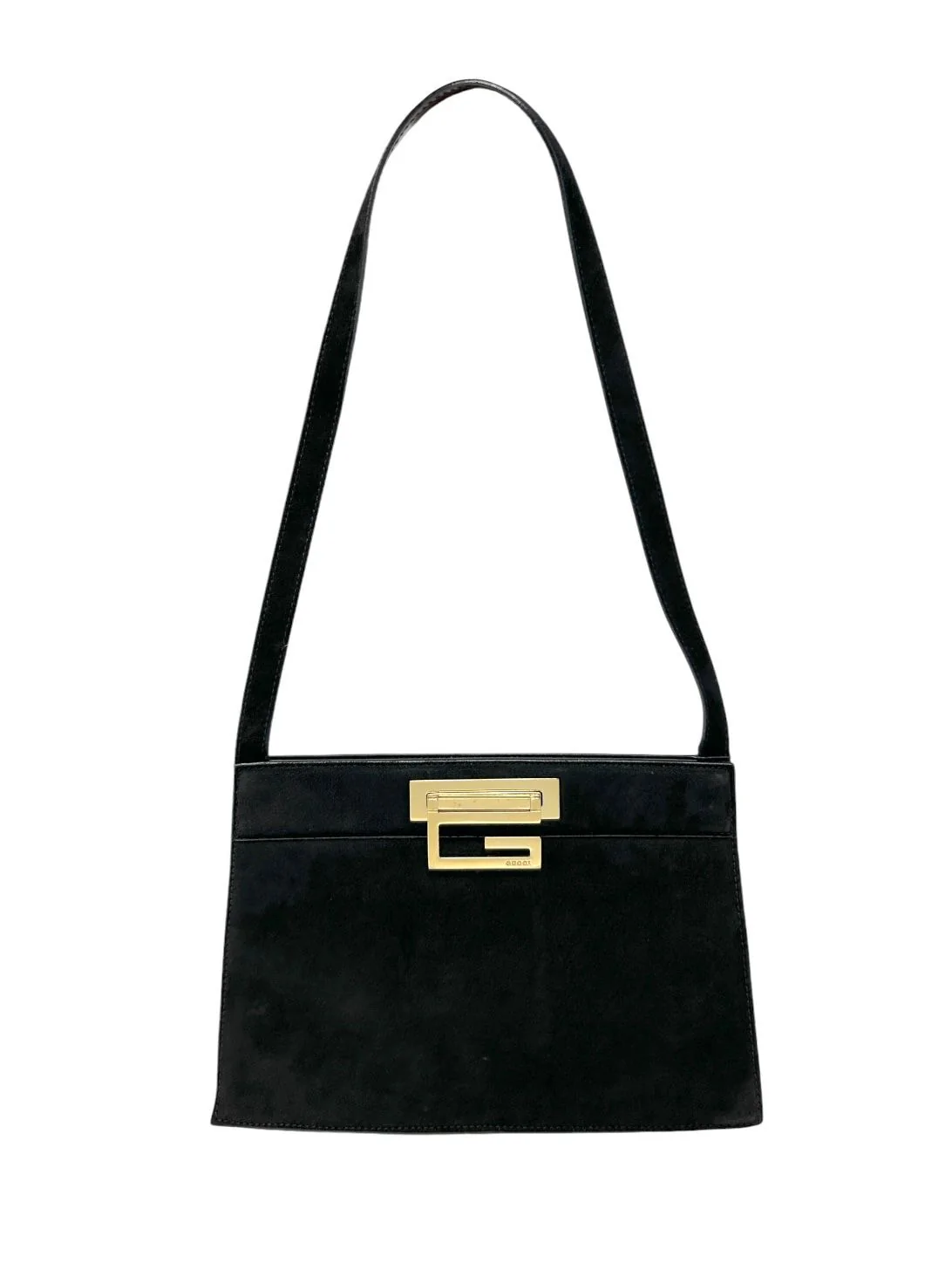 Gucci Black Suede Shoulder Bag