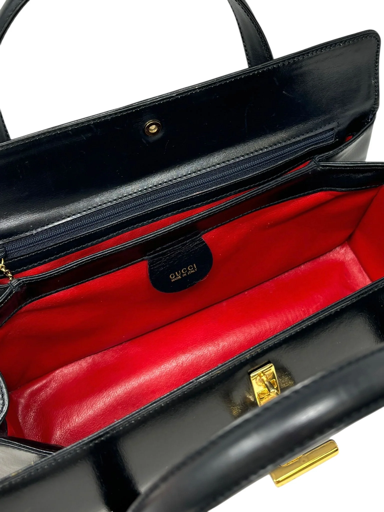 Gucci Black Top Handle Bag - Image 4